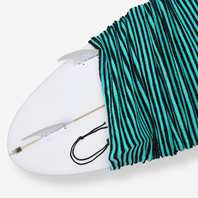 Husă placă de surf tip șosetă 8' Victory Negru Verde