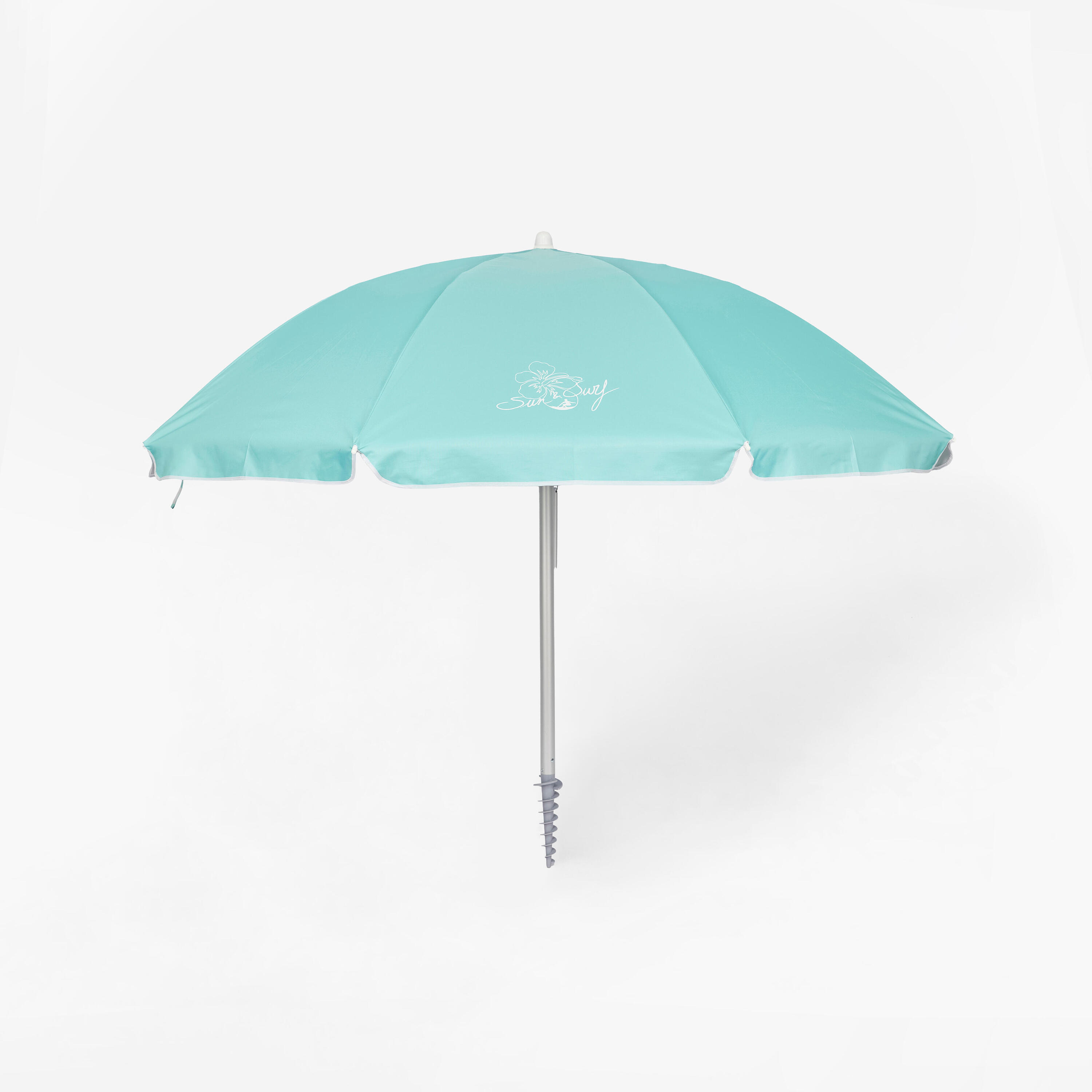 Parasol de plage Premium inclinable 200 cm - vert 9/10