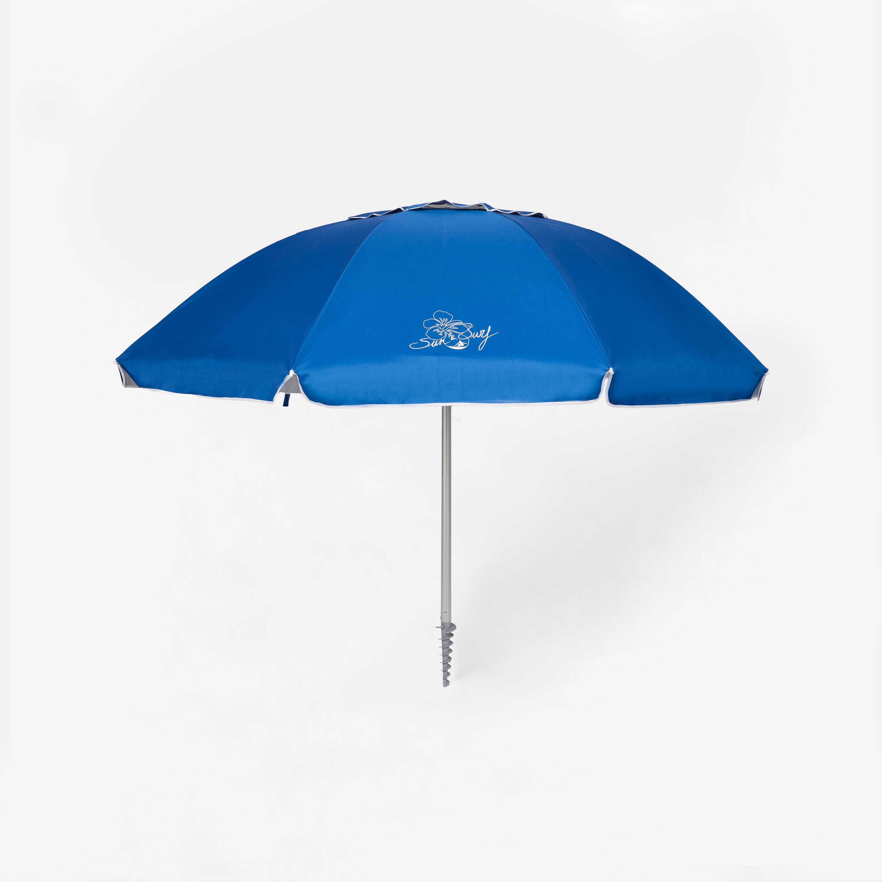 Premium Strandschirm neigbar 220 cm - blau 7/9