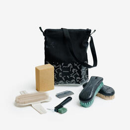 KIT PANSAGE Adulte 7 Pièces Beige et Noir