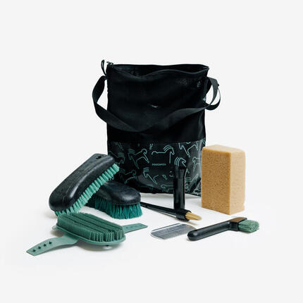 KIT PANSAGE Adulte 7 Pièces Vert et Noir