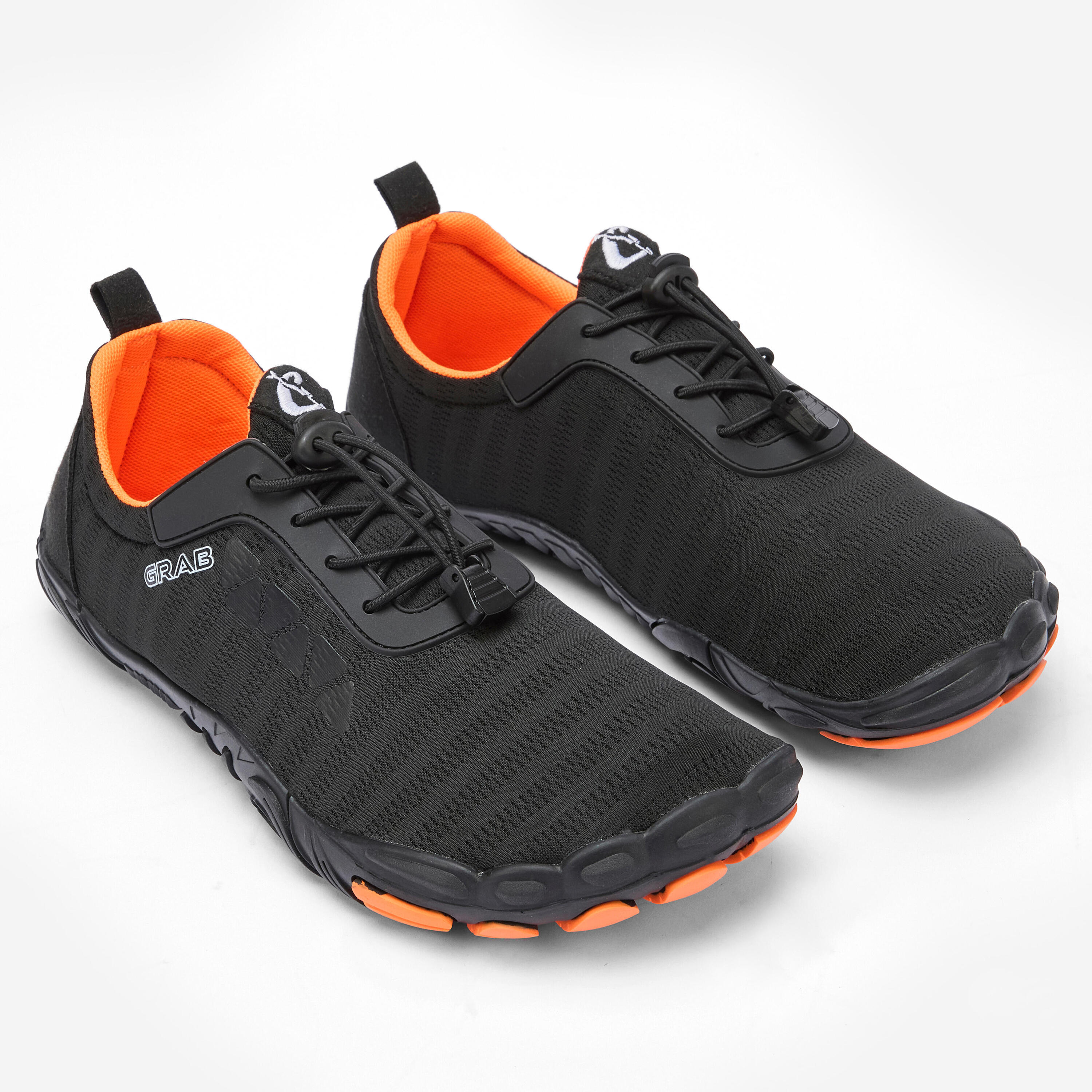 Chaussures aquatiques Aquashoes Cressi Grab, noir et orange 2/7
