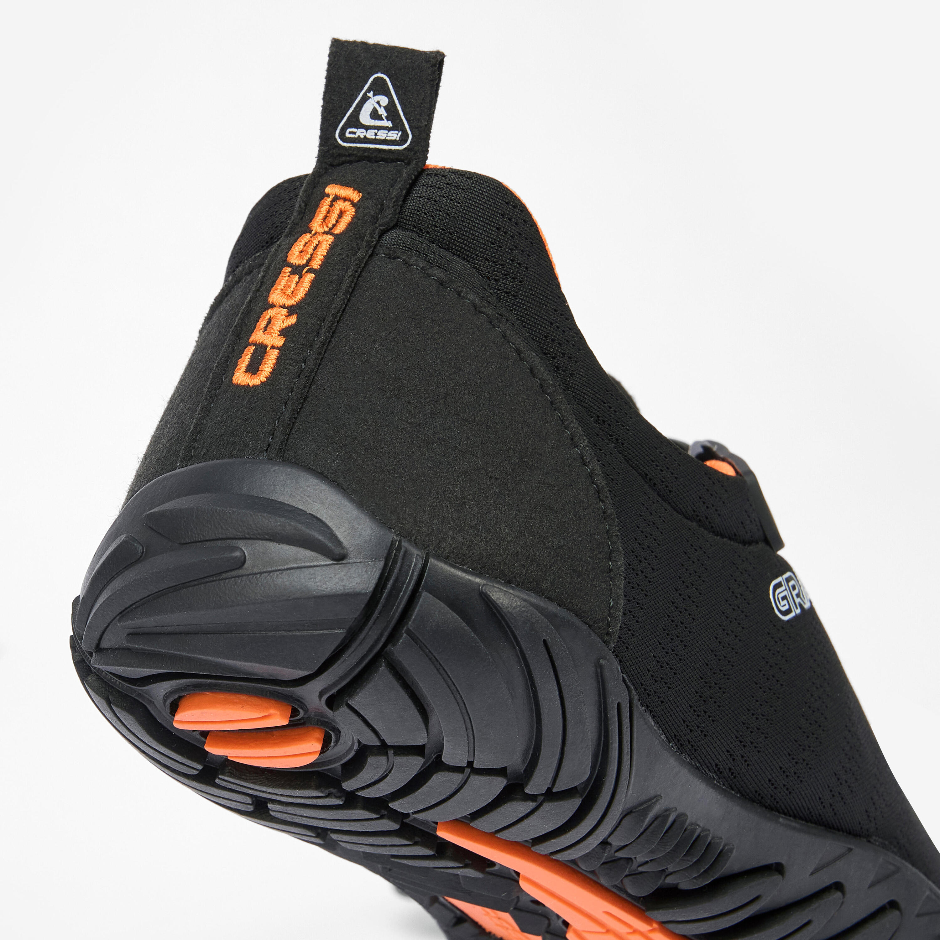 Chaussures aquatiques Aquashoes Cressi Grab, noir et orange 7/7