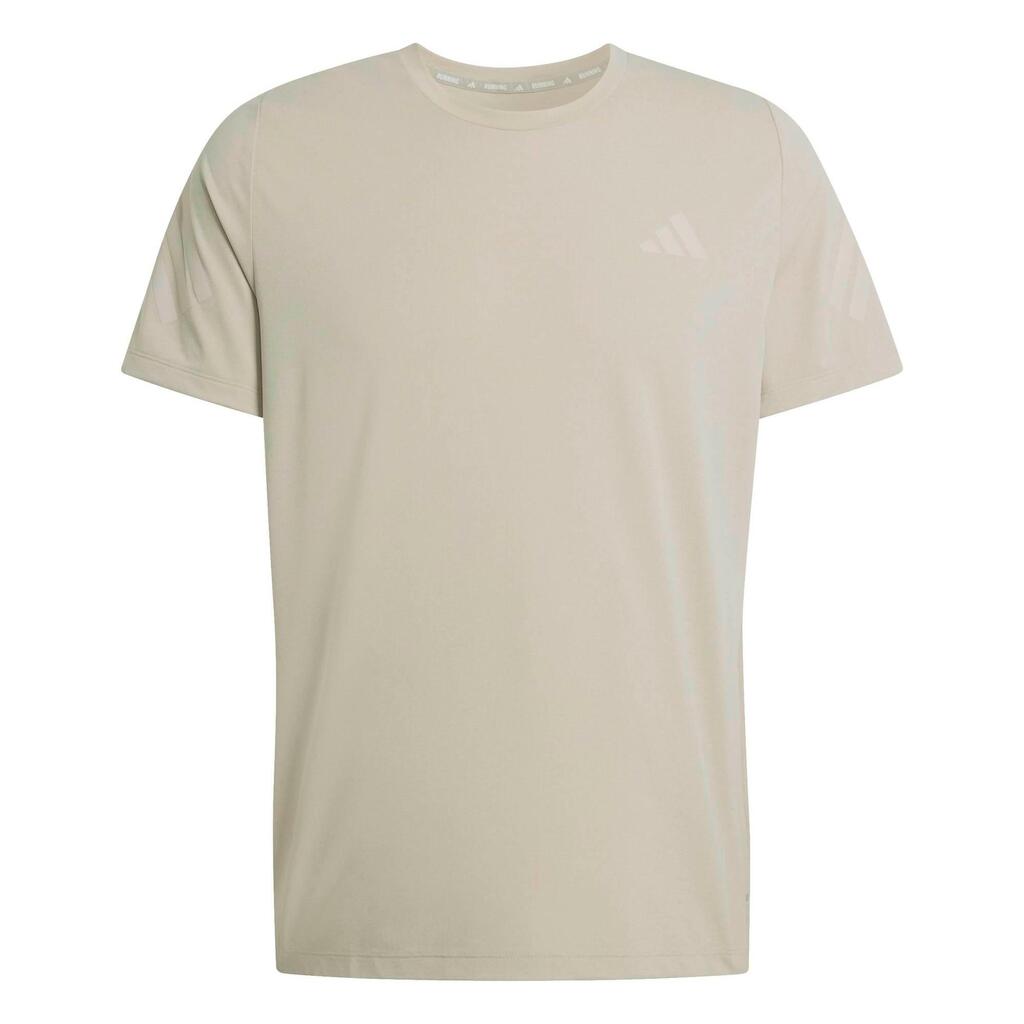 Men's breathable and reflective running T-shirt, Adidas ADI365 brown