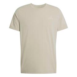 T-shirt de running respirant et réfléchissant homme, Adidas ADI365 marron