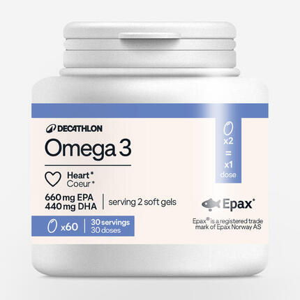 Oméga 3 EPA et DHA EPAX® 60 gélules