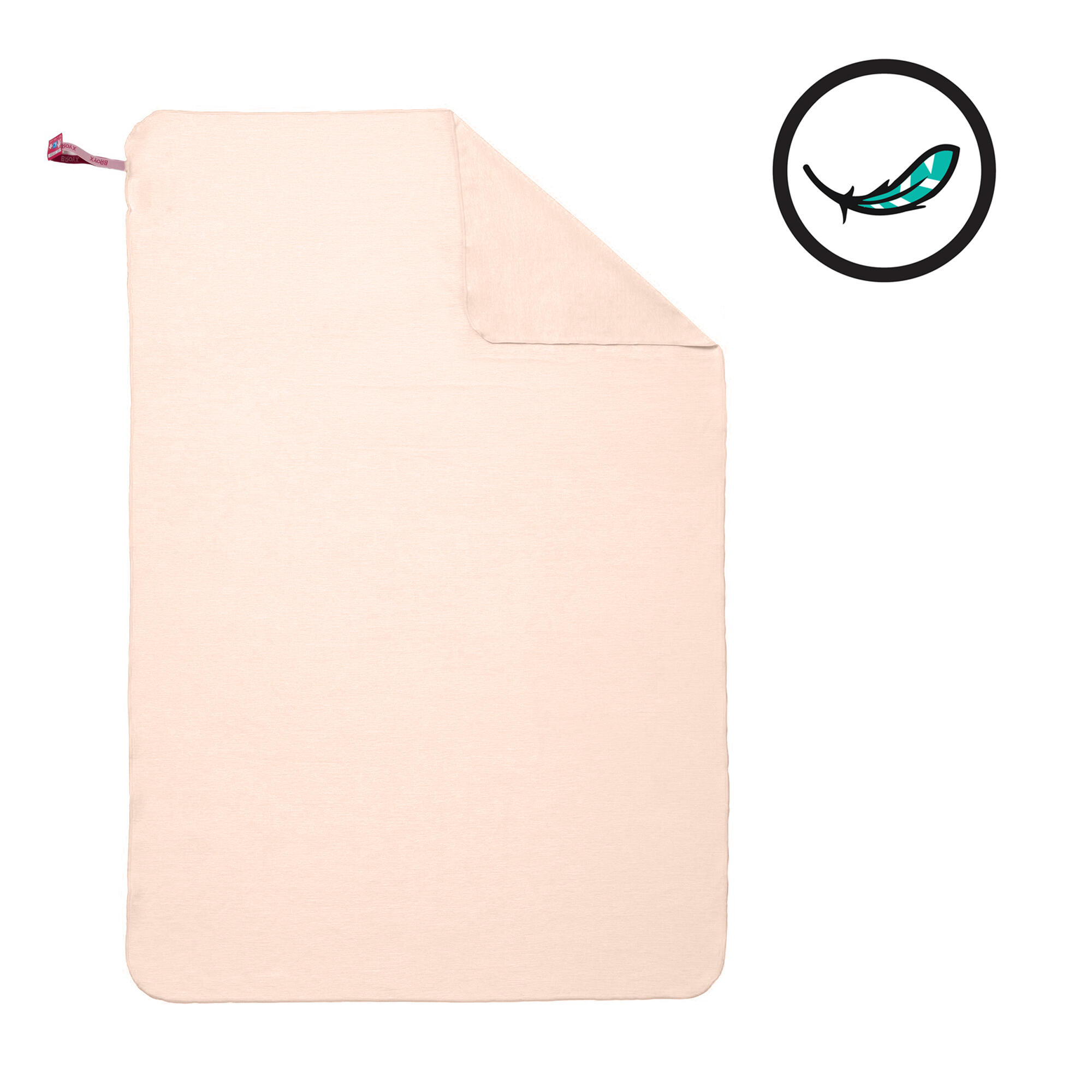 Ręcznik Supersoft szybkoschnący L 80 x 130cm brzoskwiniowy 4/6