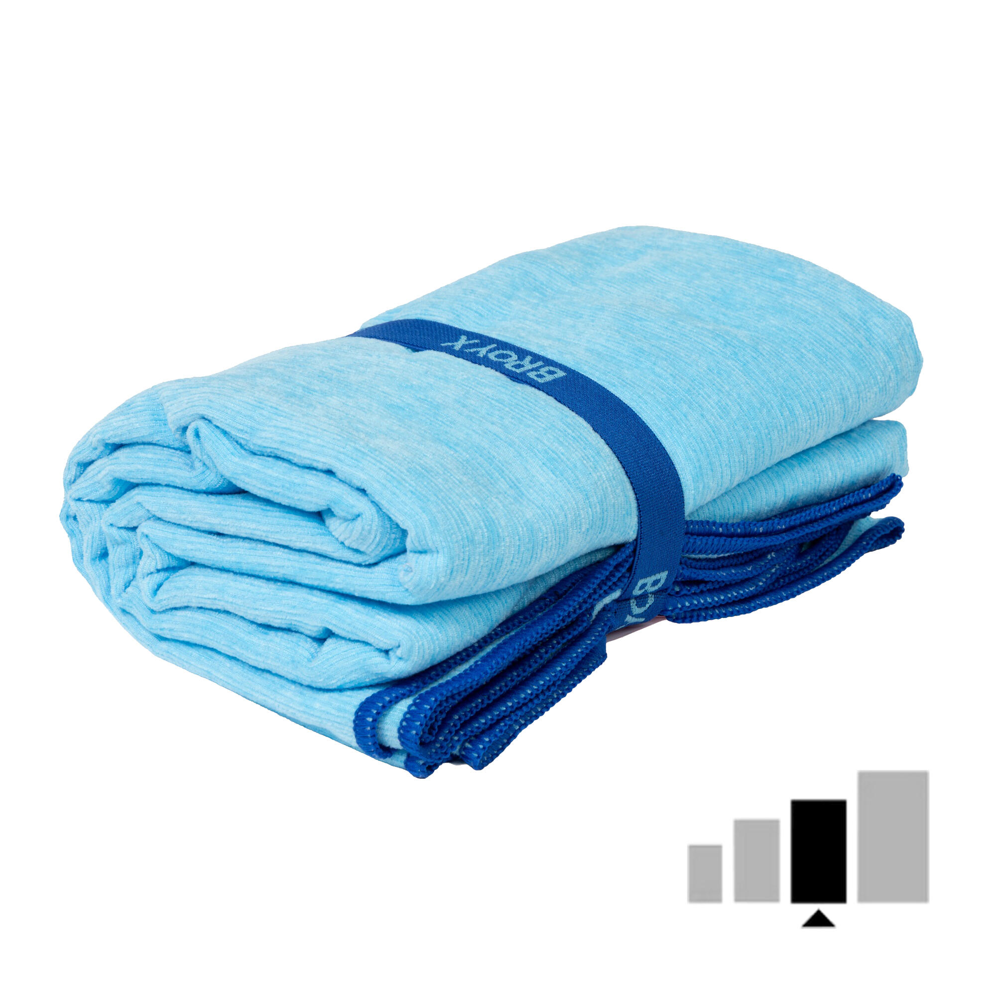 Ręcznik Supersoft szybkoschnący L 80 x 130cm niebieski 2/6
