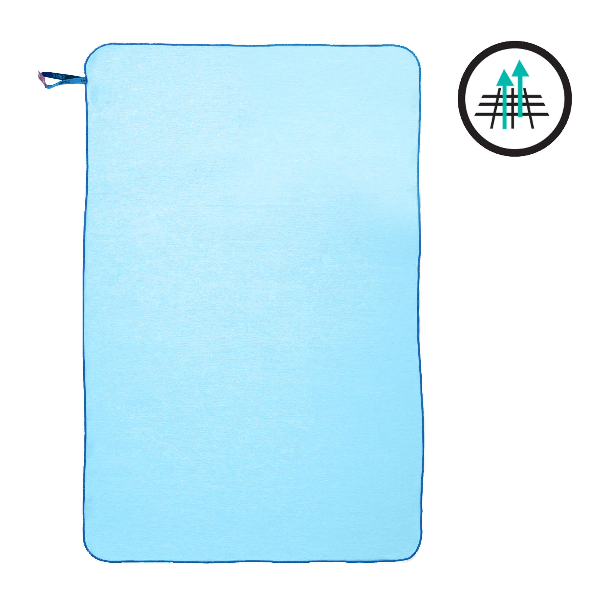 Ręcznik Supersoft szybkoschnący L 80 x 130cm niebieski 6/6