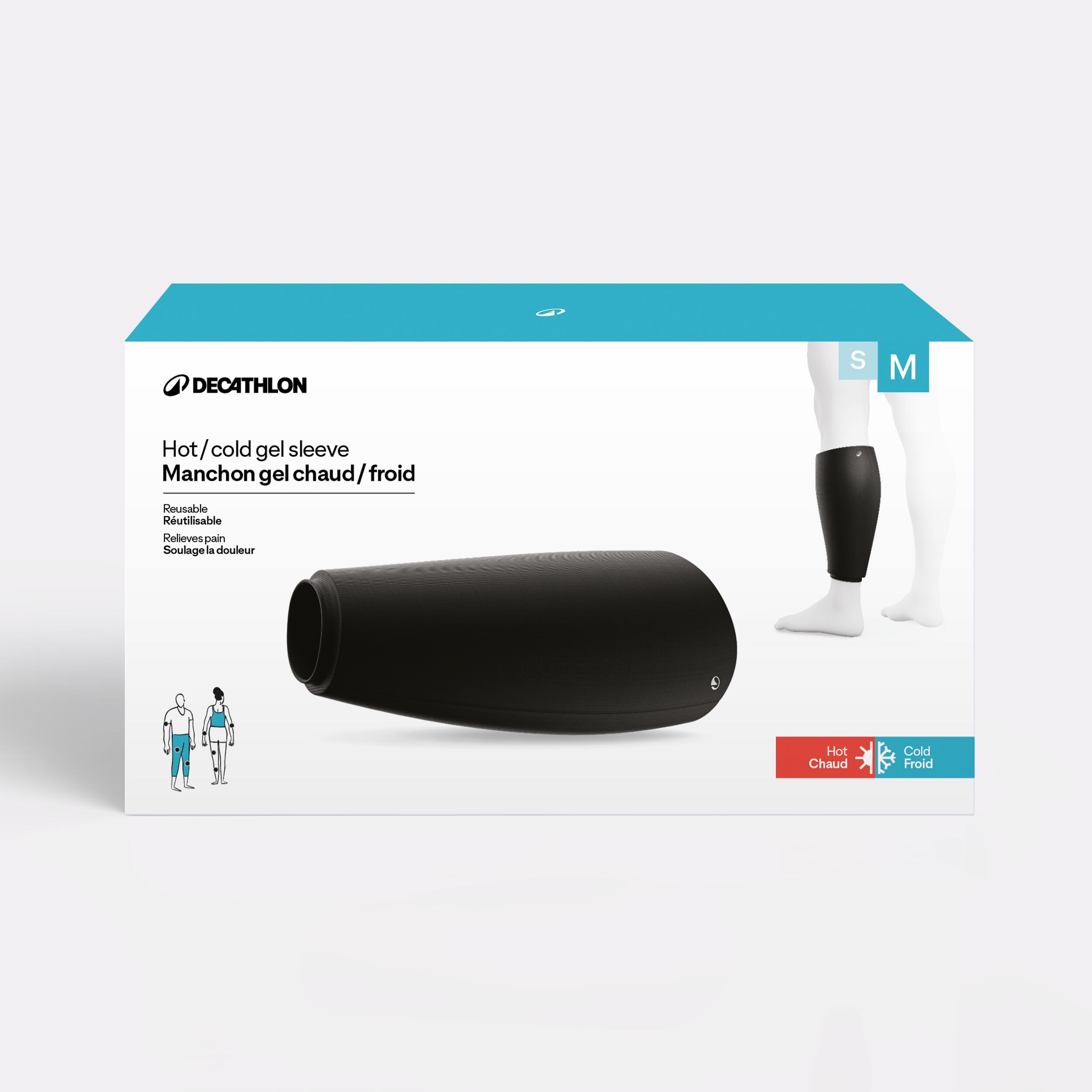 Decathlon Manga De Gel Quente Ou Frio, Tamanho M Preto