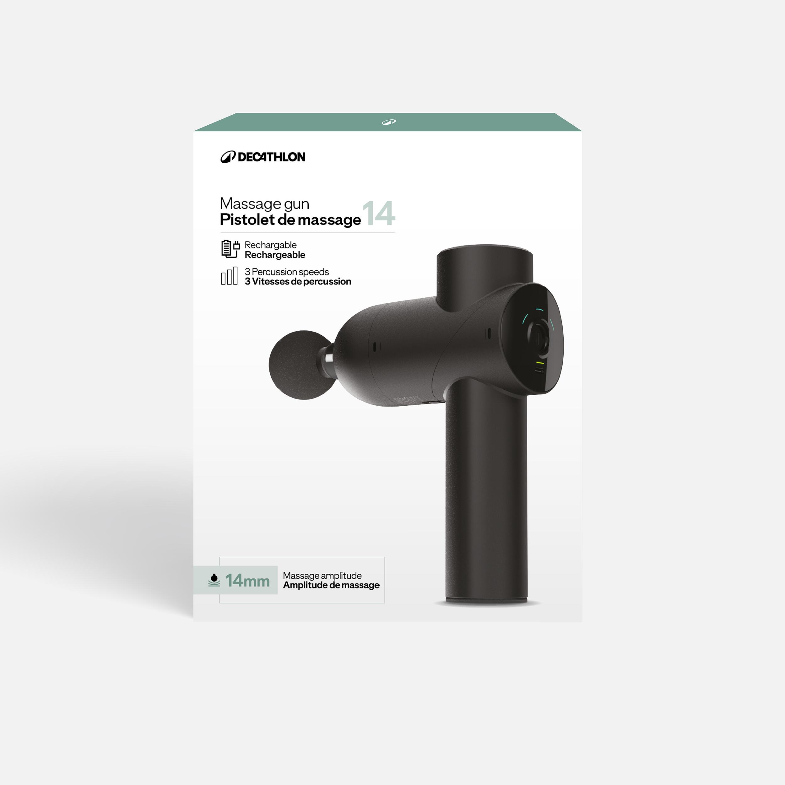 Pistolet de massage 4 embouts 2/24