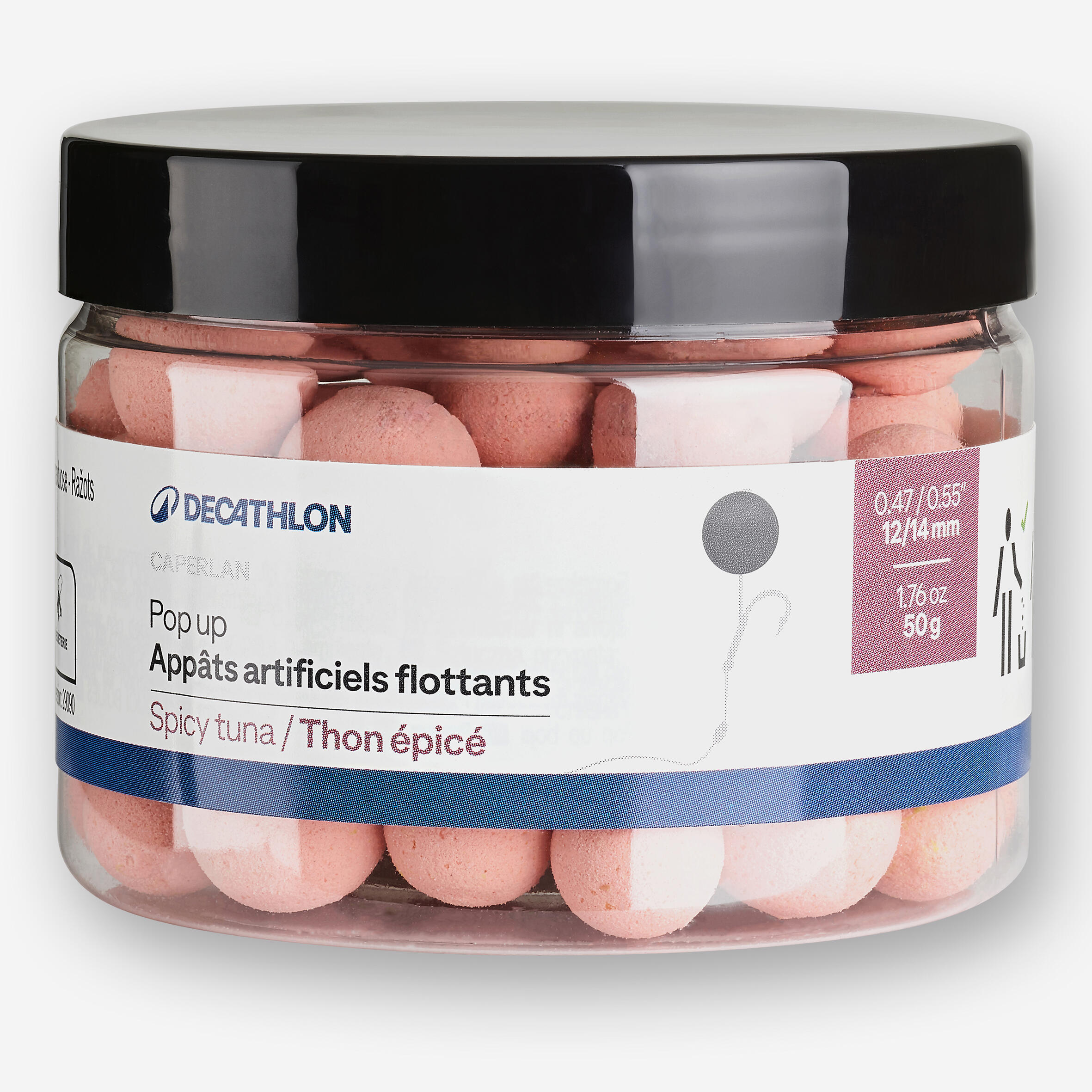 Boilies plutitoare Pop-ups Pescuit la crap 12-14mm Spicy Tuna