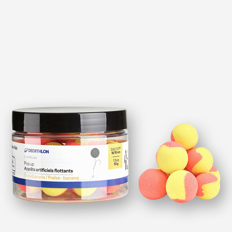 Boilies plutitoare Pop-ups Pescuit la Crap 16-18mm Strawbanana