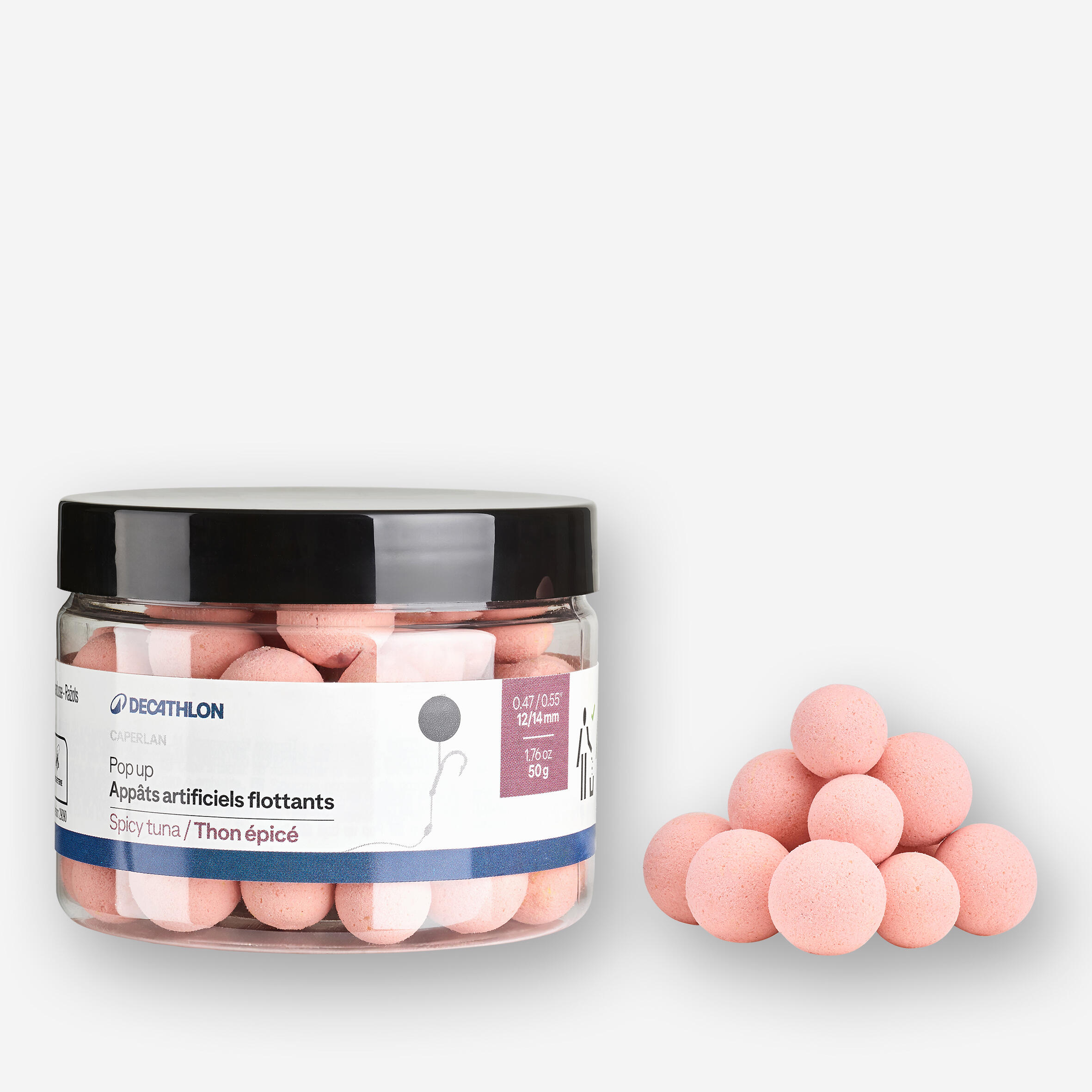 BOILES Pop Up Galleggianti Per Pesca Alla Carpa – Esche Innesco Banana Diam. 14mm – Alta Qualità, Aroma Scegliibile, 40g