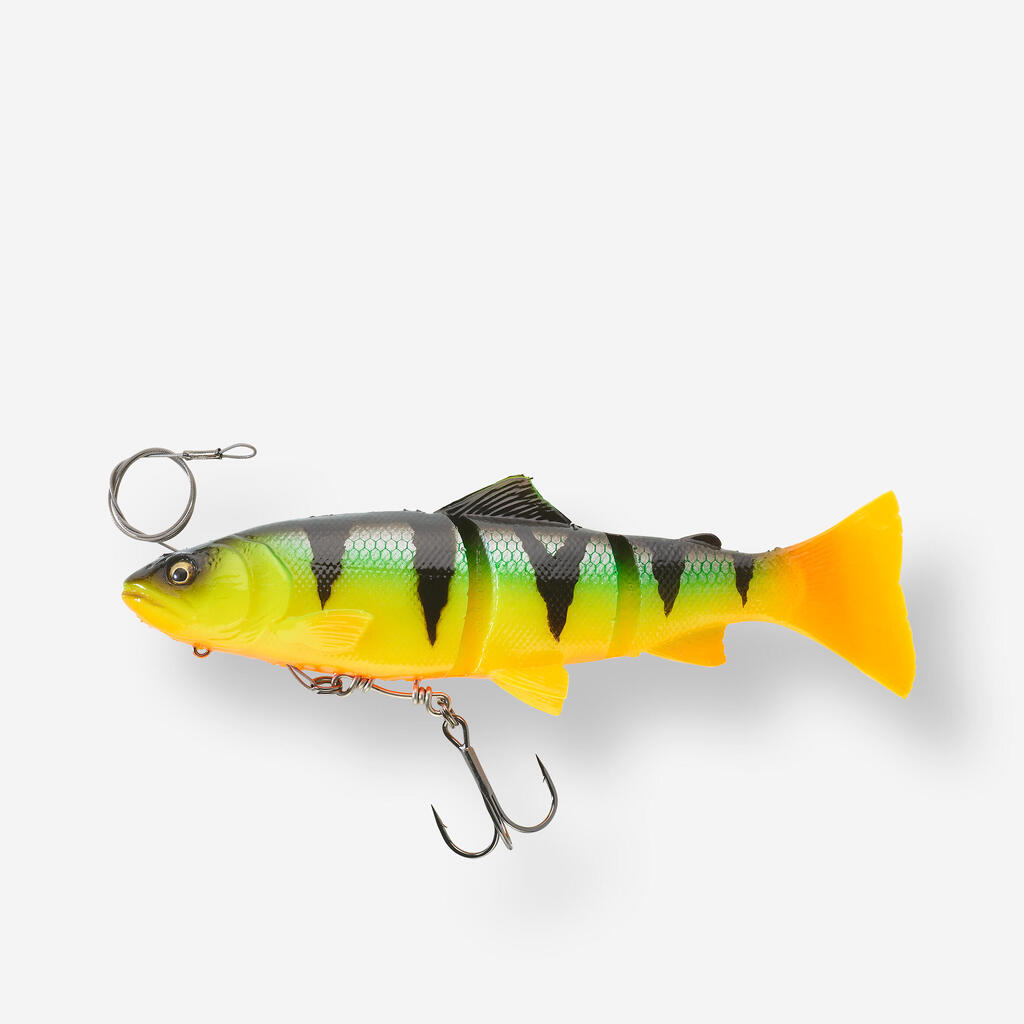 Swimbait soft lure 4D LINE THRU TROUT 15 cm FireTiger Decathlon exclusive