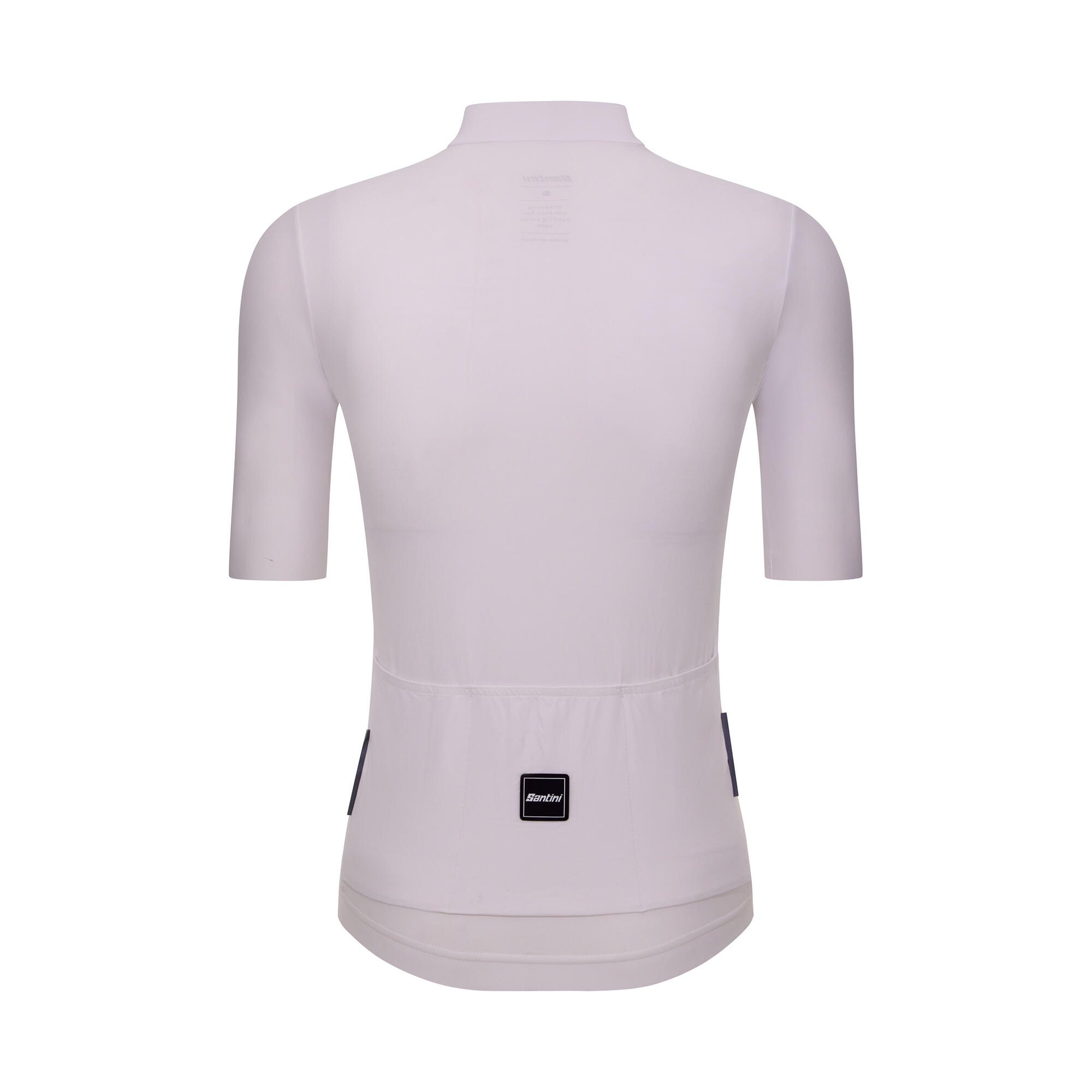 Maglia ciclismo unisex Premium Santini bianca taglio slim 12/14