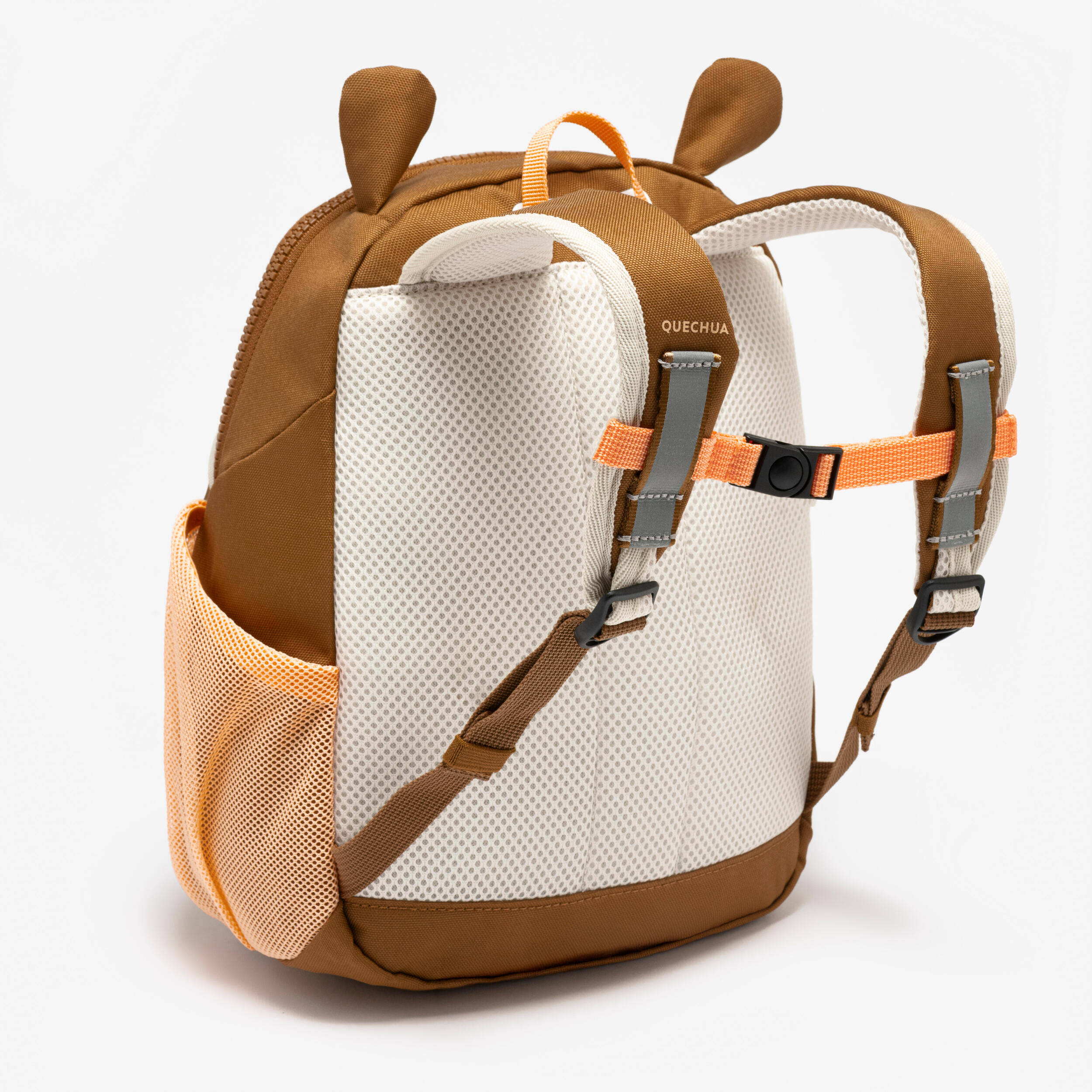 Hiking backpack 7 L, 2-5 years, NH100 - Bear, Brown