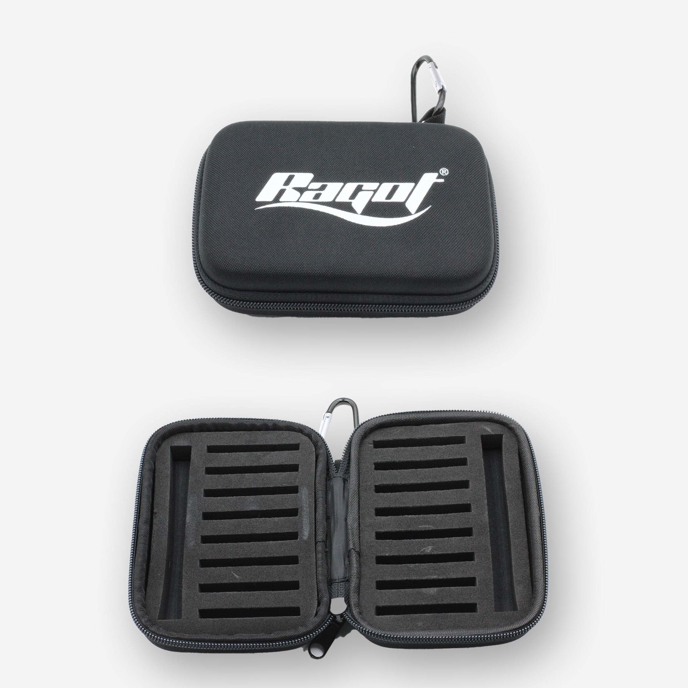 Boite sacoche de rangement pour cuillères, poissons nageurs et leurres souples