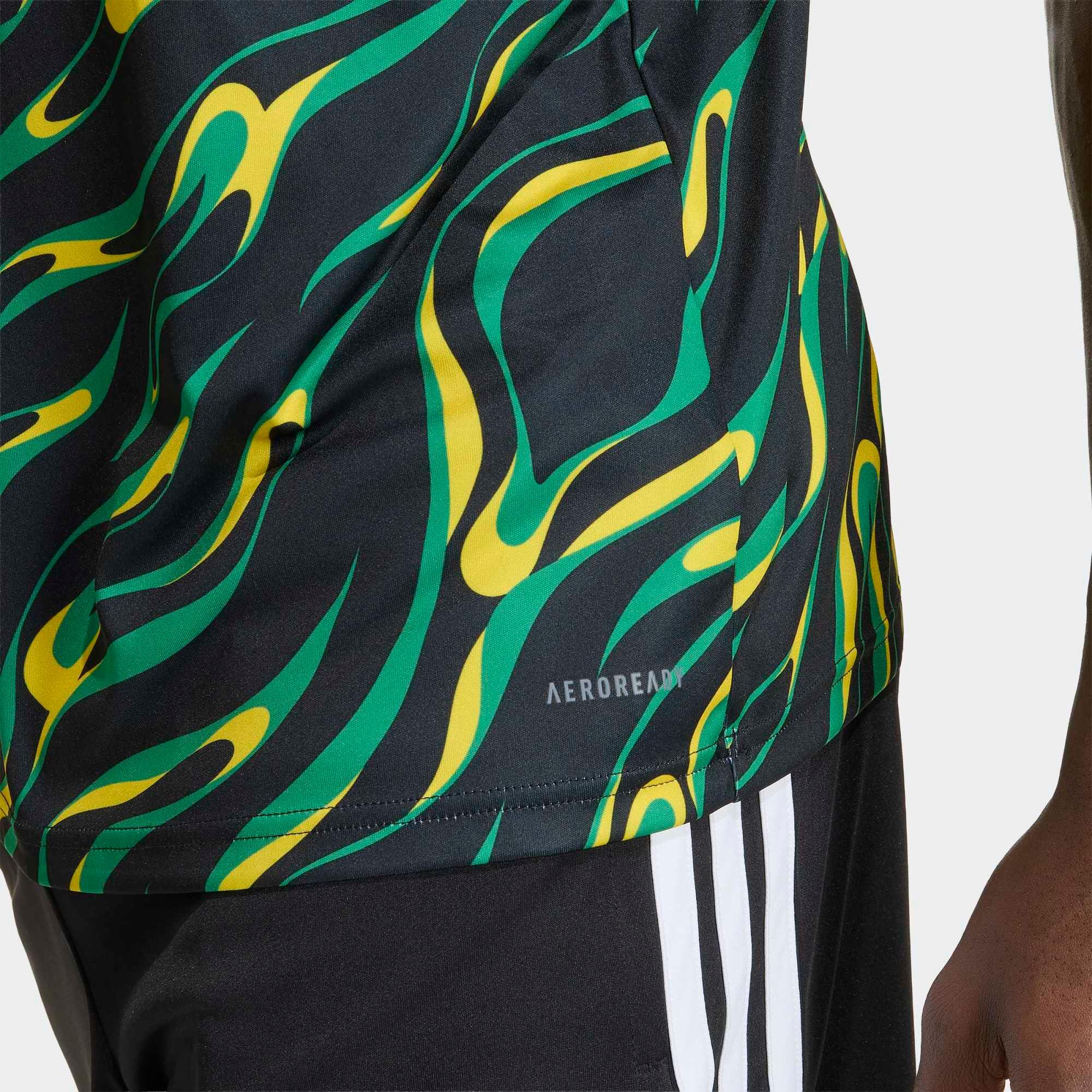 Maillot adidas Practise 26 Adulte Vert/Jaune 6/7