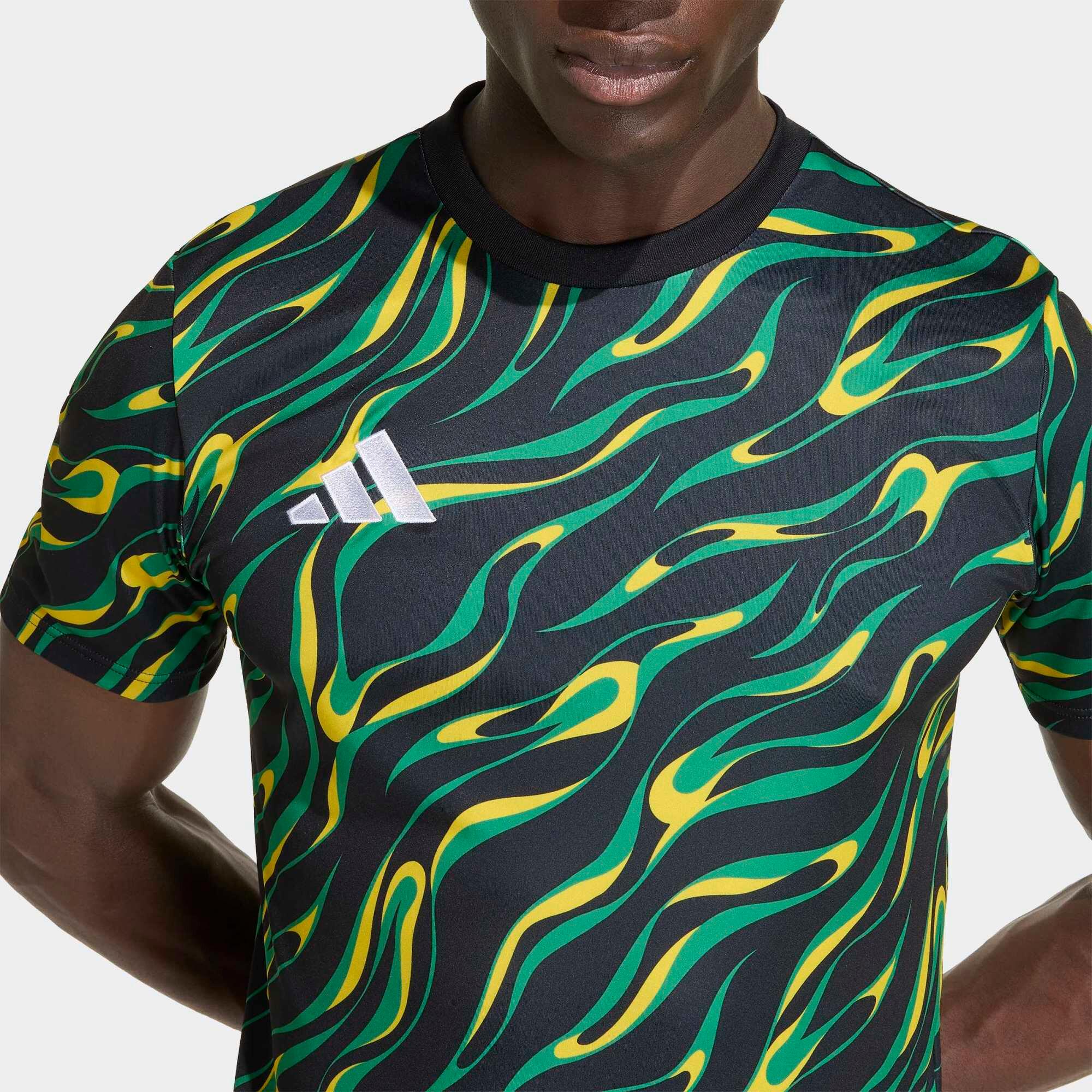 Maillot adidas Practise 26 Adulte Vert/Jaune 3/7