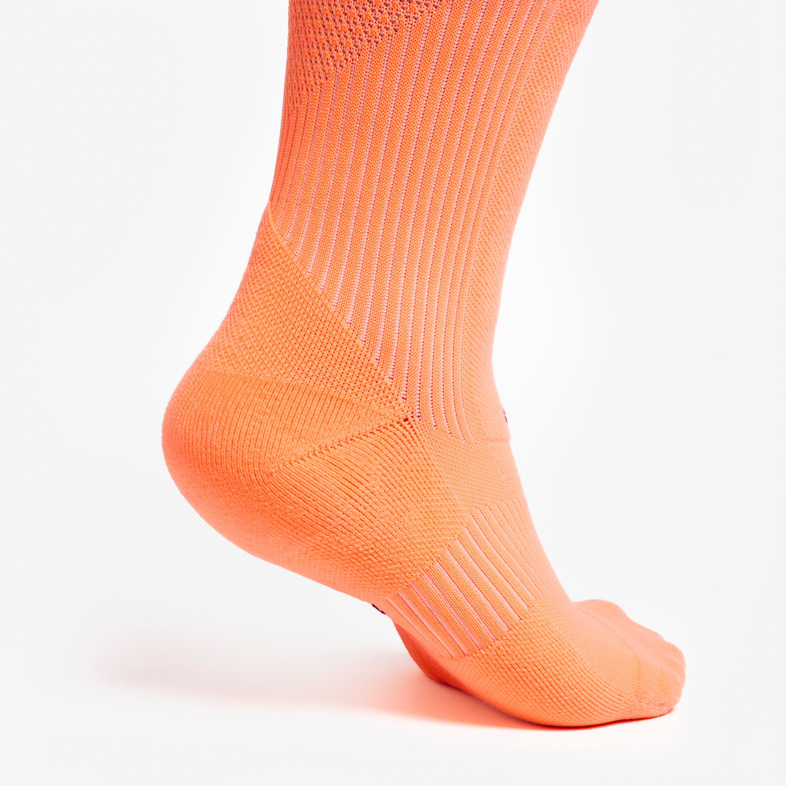 Women's Grippy Football Socks Viralto II - Peach 5/5