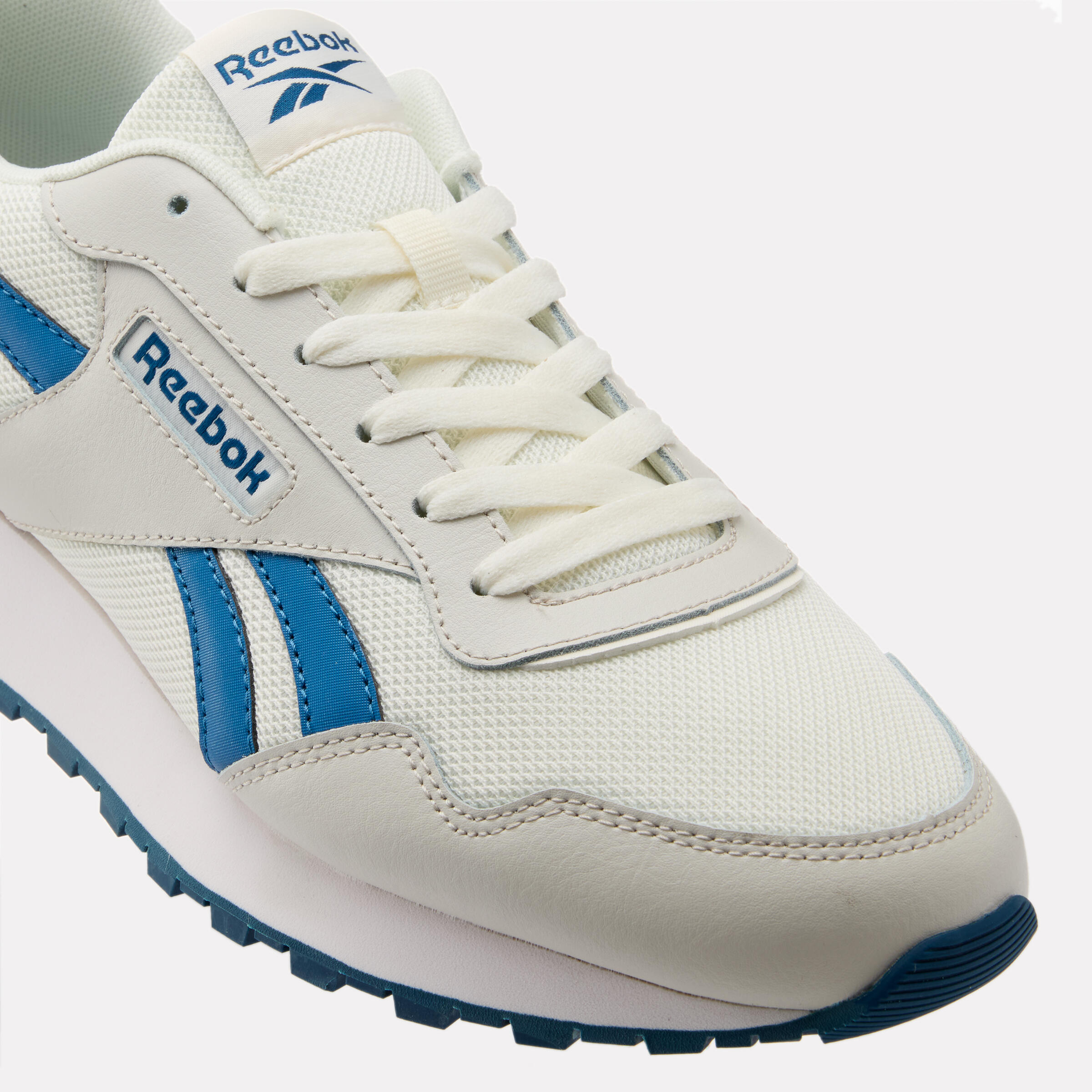Baskets Reebok Glide homme, gris et bleu 3/6