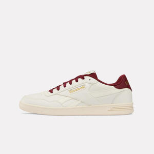 Zapatillas deportivas Reebook Court Advance hombre, blanco y burdeos
