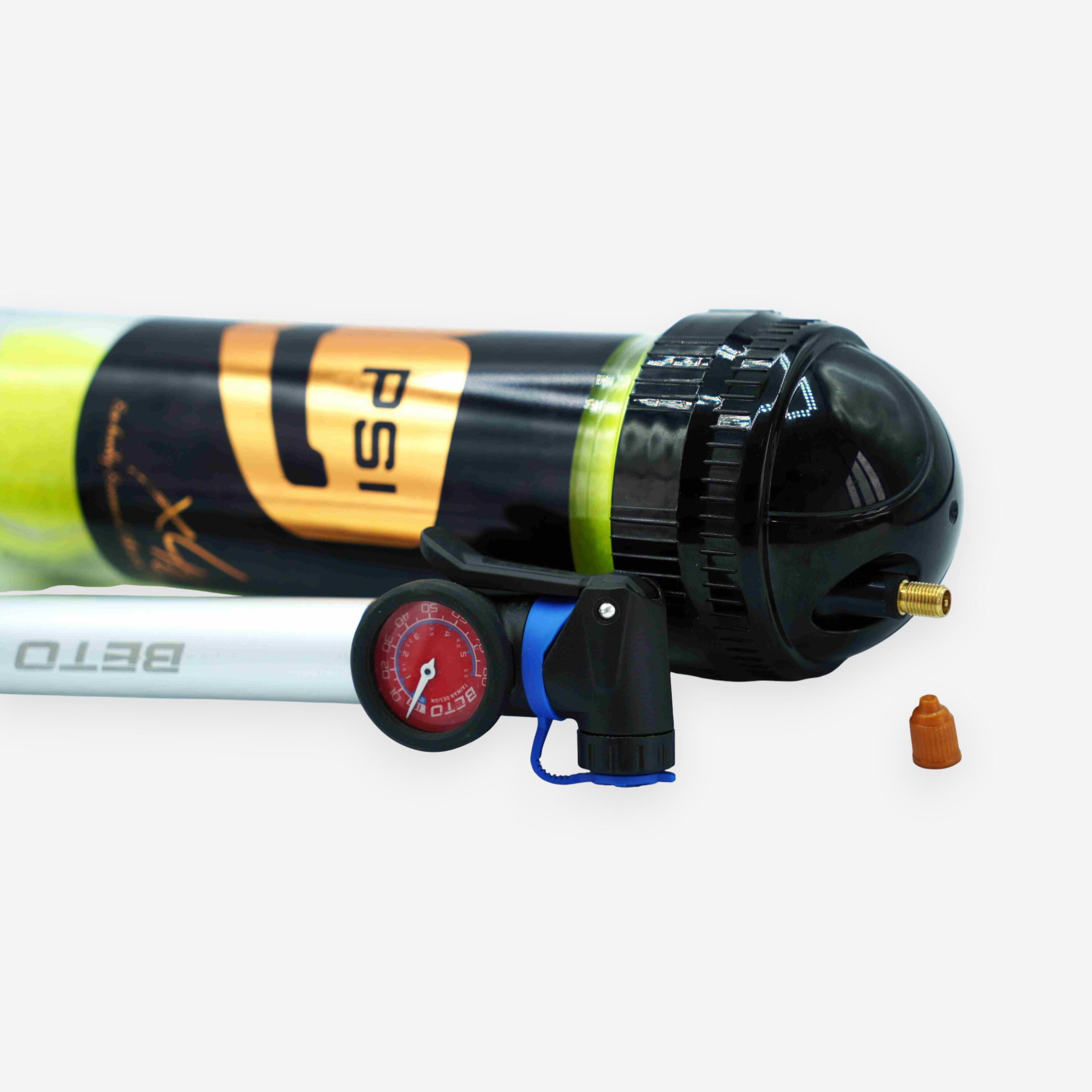 Pressurizador de bolas de ténis - TuboX4 29PSI (4 bolas) + bomba 2/5