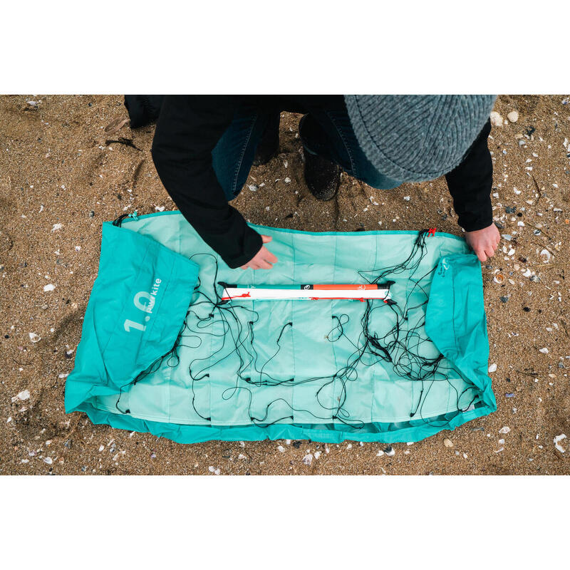 Aripă tracțiune 1m² cu bară 100 Verde