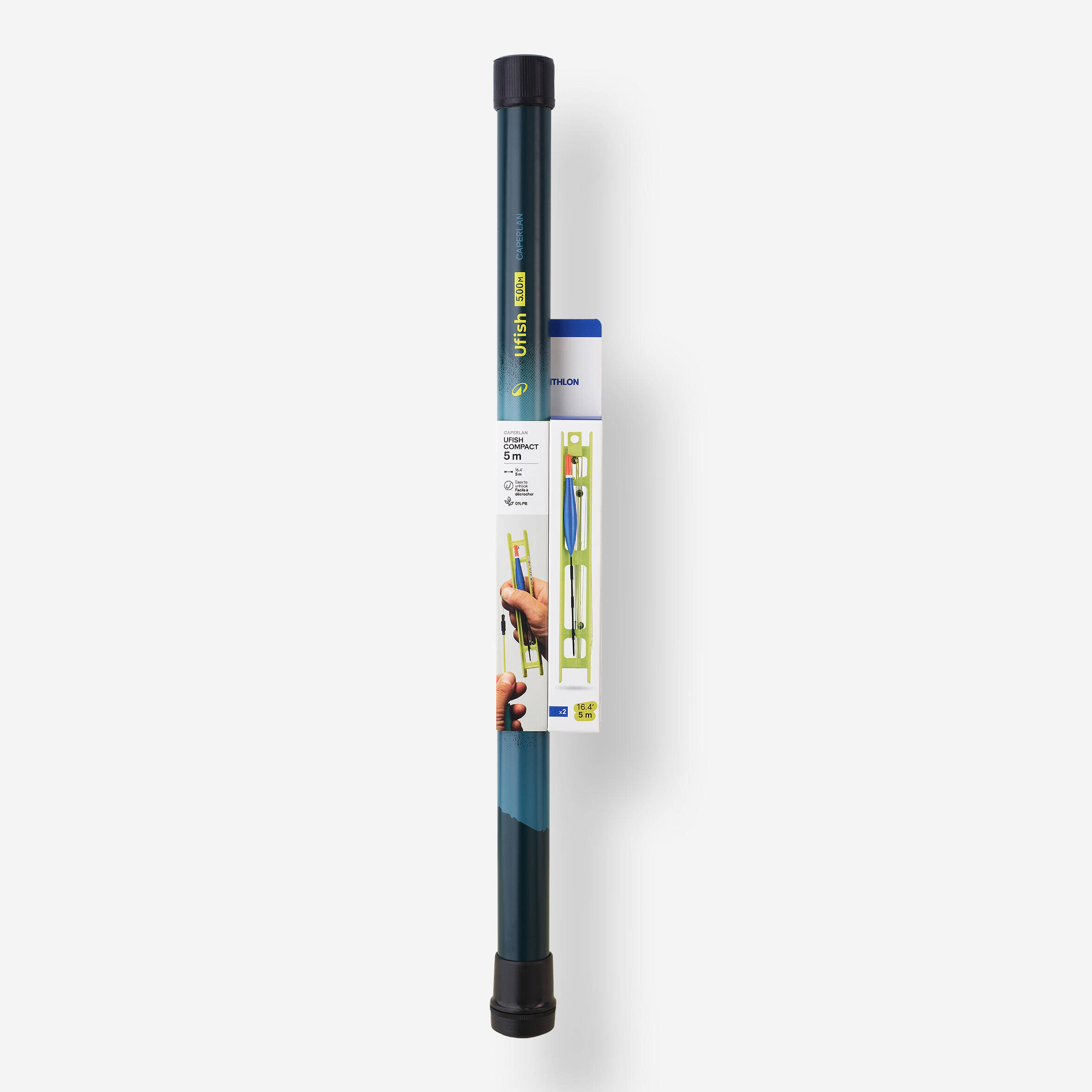 Ufish compact 5-m telescopic pole fishing rod kit for beginners -  2