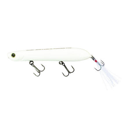 Leurre pêche 3DB Pencil Popper (F) 11cm White (AW)