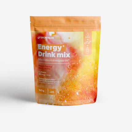 Boisson énergisante en poudre pêche 160g