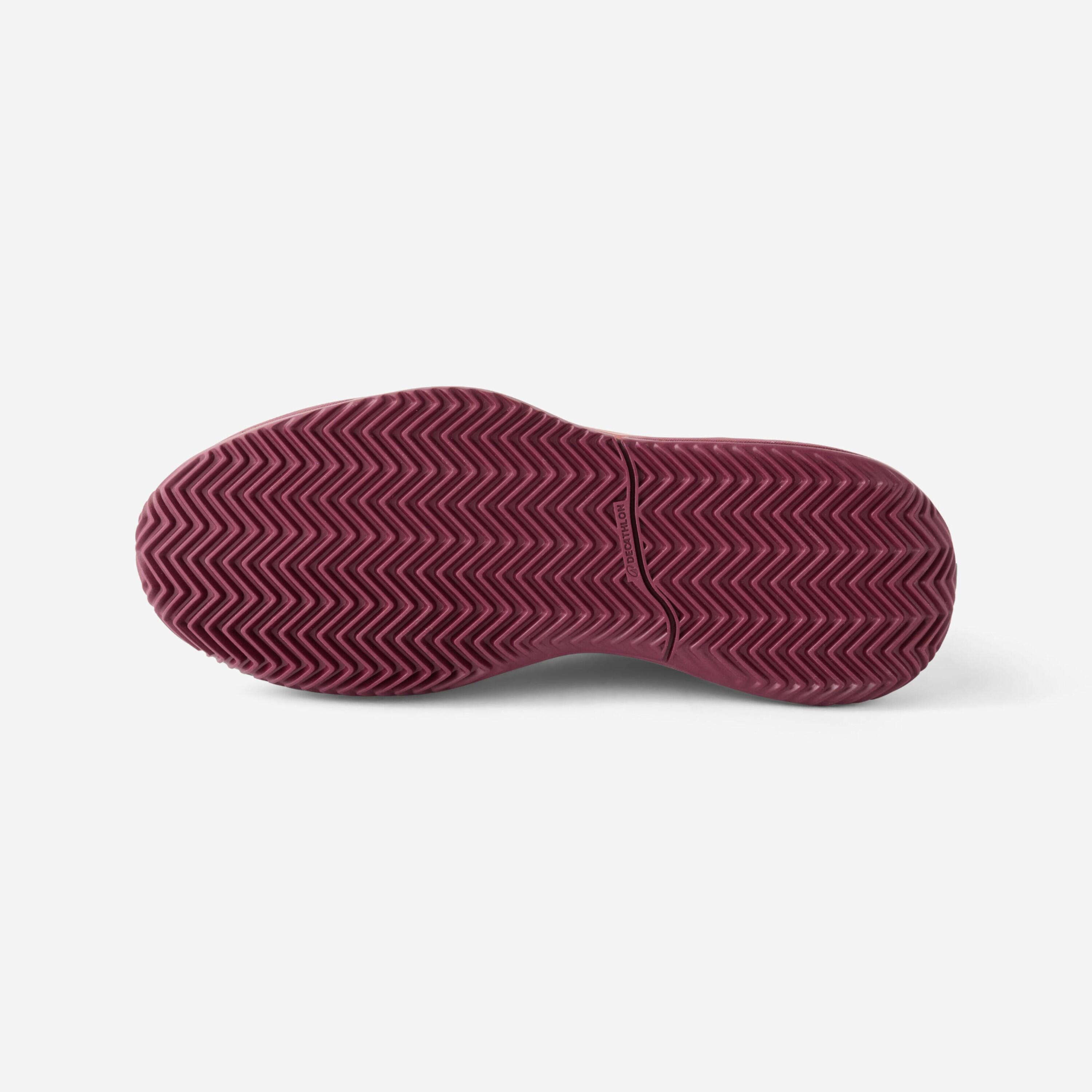 Chaussures de tennis terre battue confortables femme, Unrupt team violet 4/6