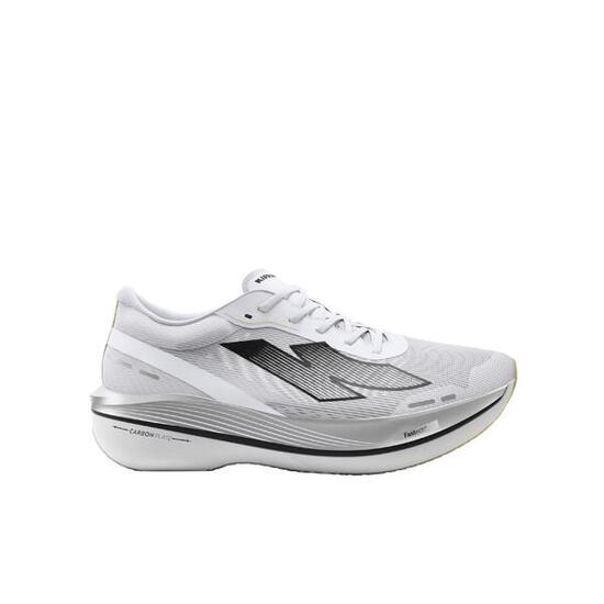 Chaussures de running carbone homme, Kiprun Kipstorm Challenger blanc et noir