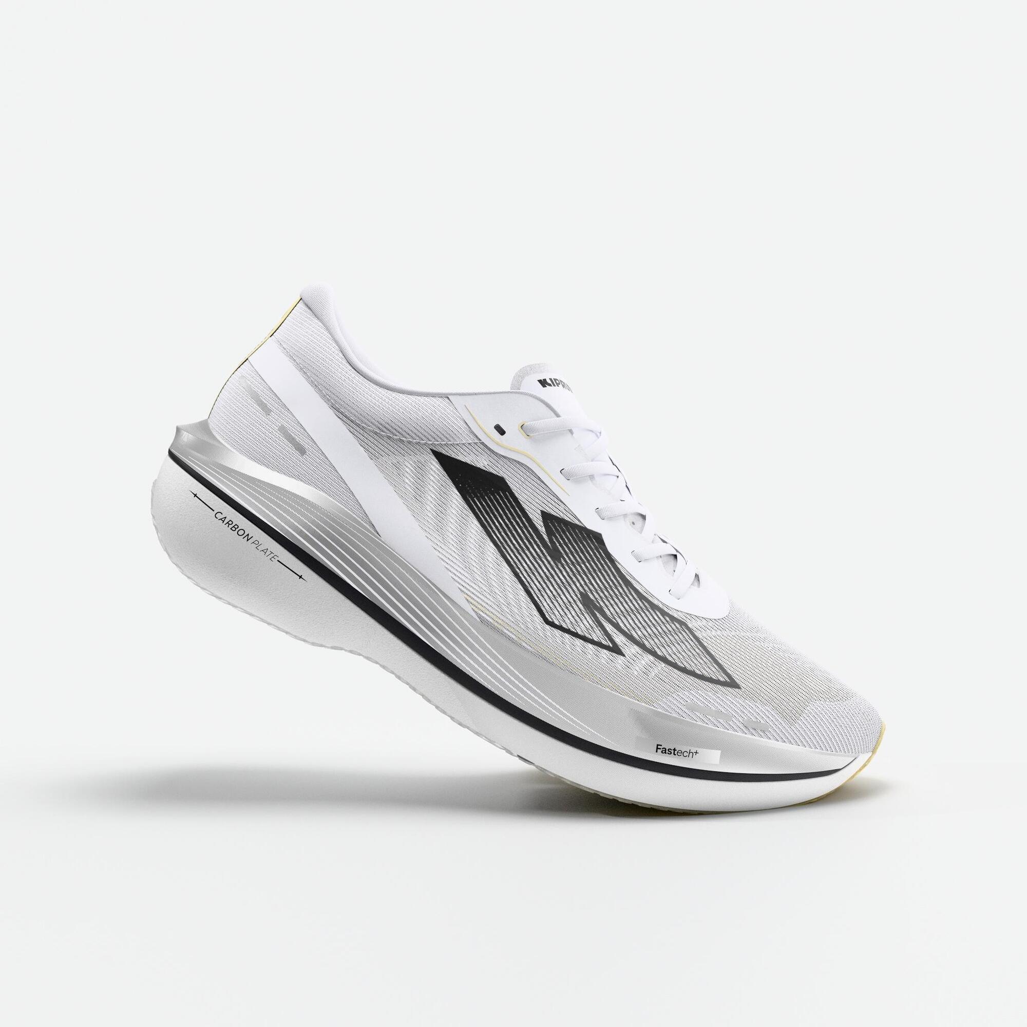 Scarpe running donna KIPSTORM CHALLENGER con piastra in carbonio bianche 10/16