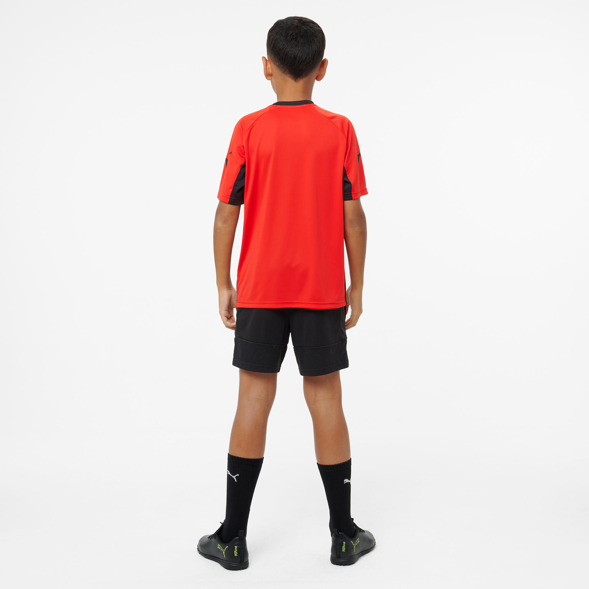 Maillot de football Puma IndividualLIGA 26 Enfant Noir/Rouge 8/9