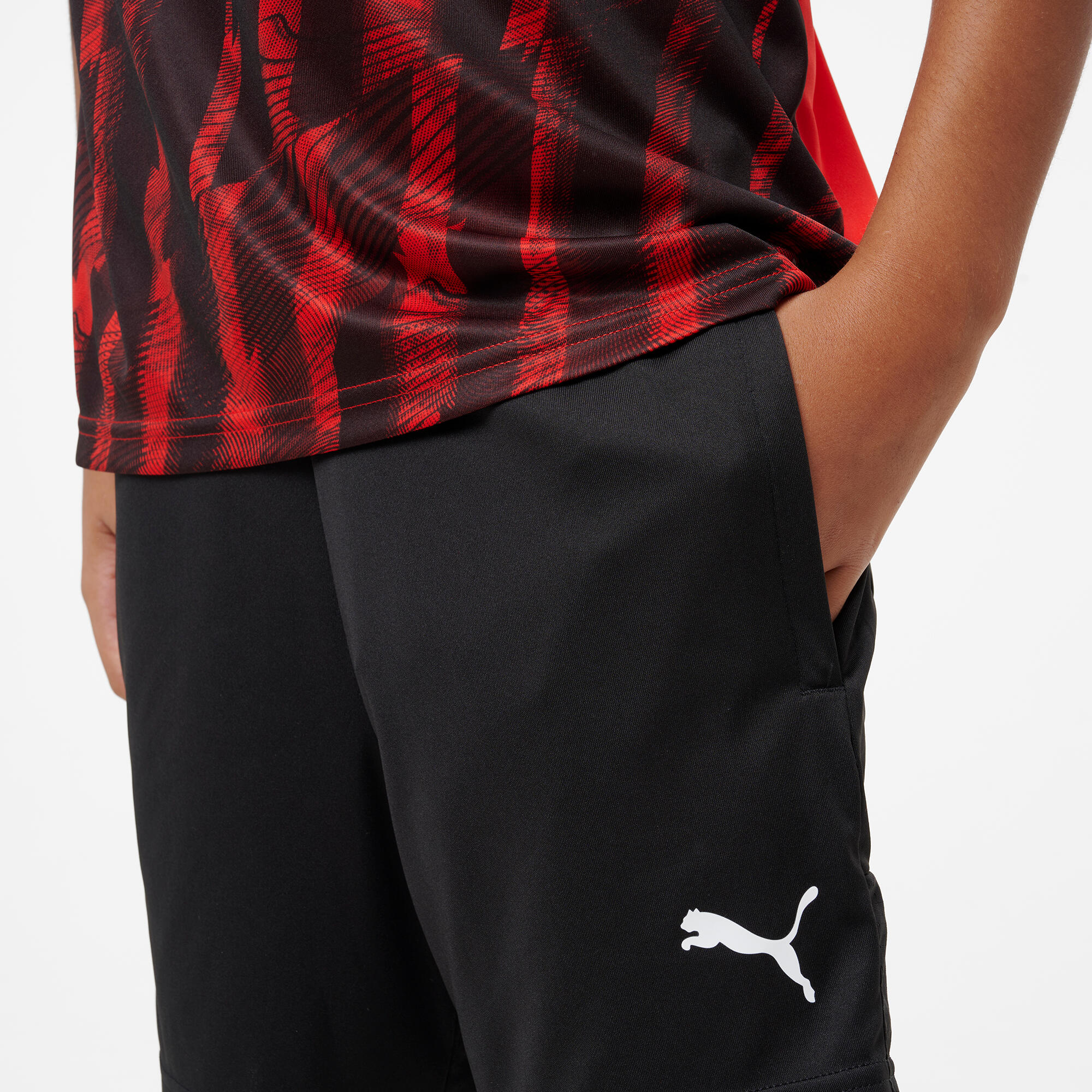 Pantaloncini bambini PUMA IndividualLIGA neri 5/9