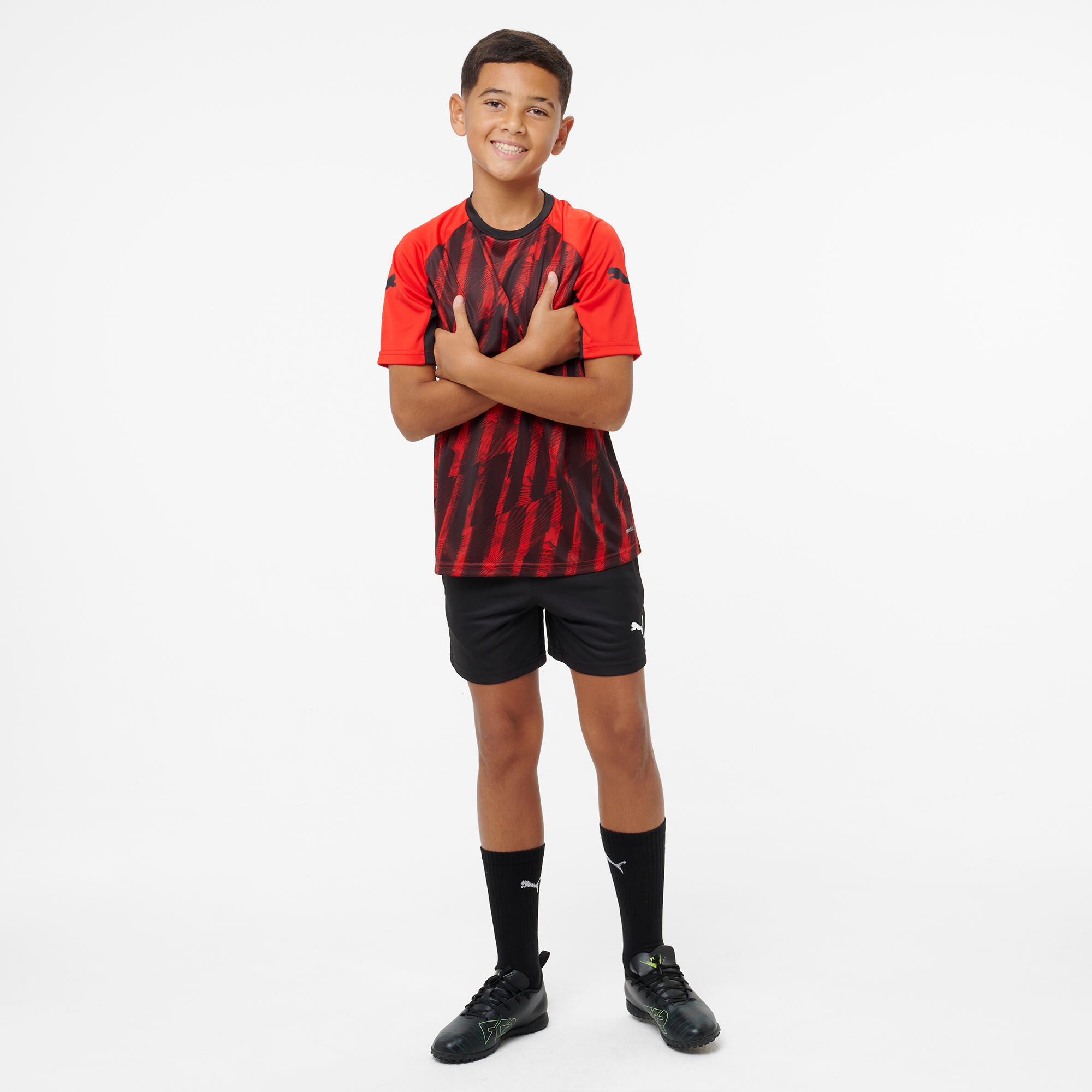 Pantaloncini bambini PUMA IndividualLIGA neri 8/9