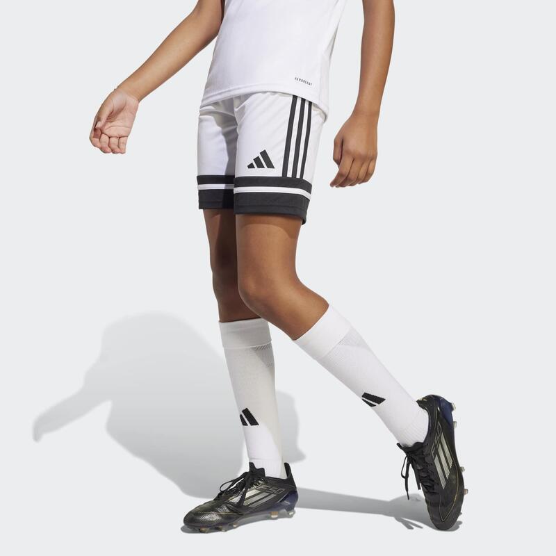 Șort ADIDAS Squadra 25 alb, copii