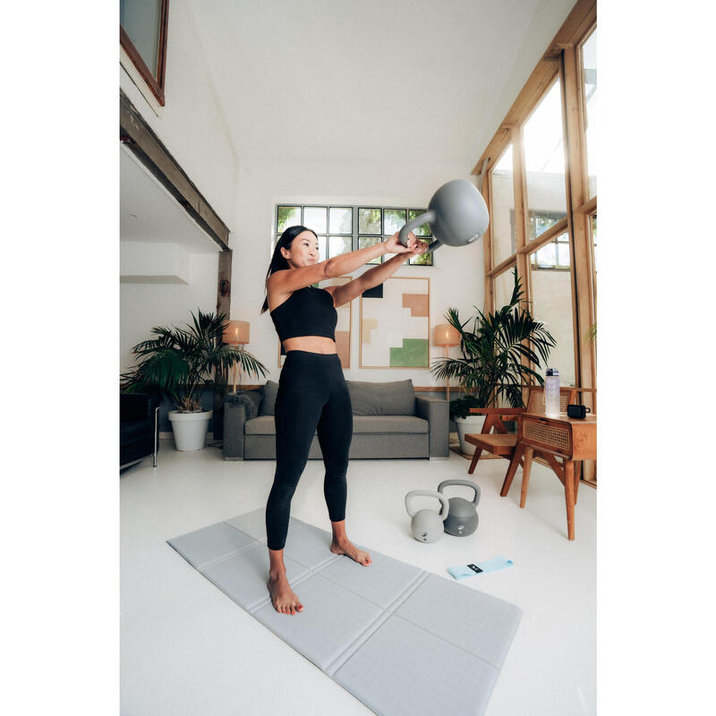 Ganteră Home Kettlebell 12 KG, negru