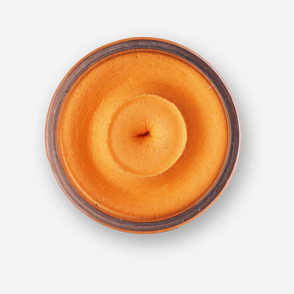 Živo oranžna pasta za ribolov postrvi z bleščicami