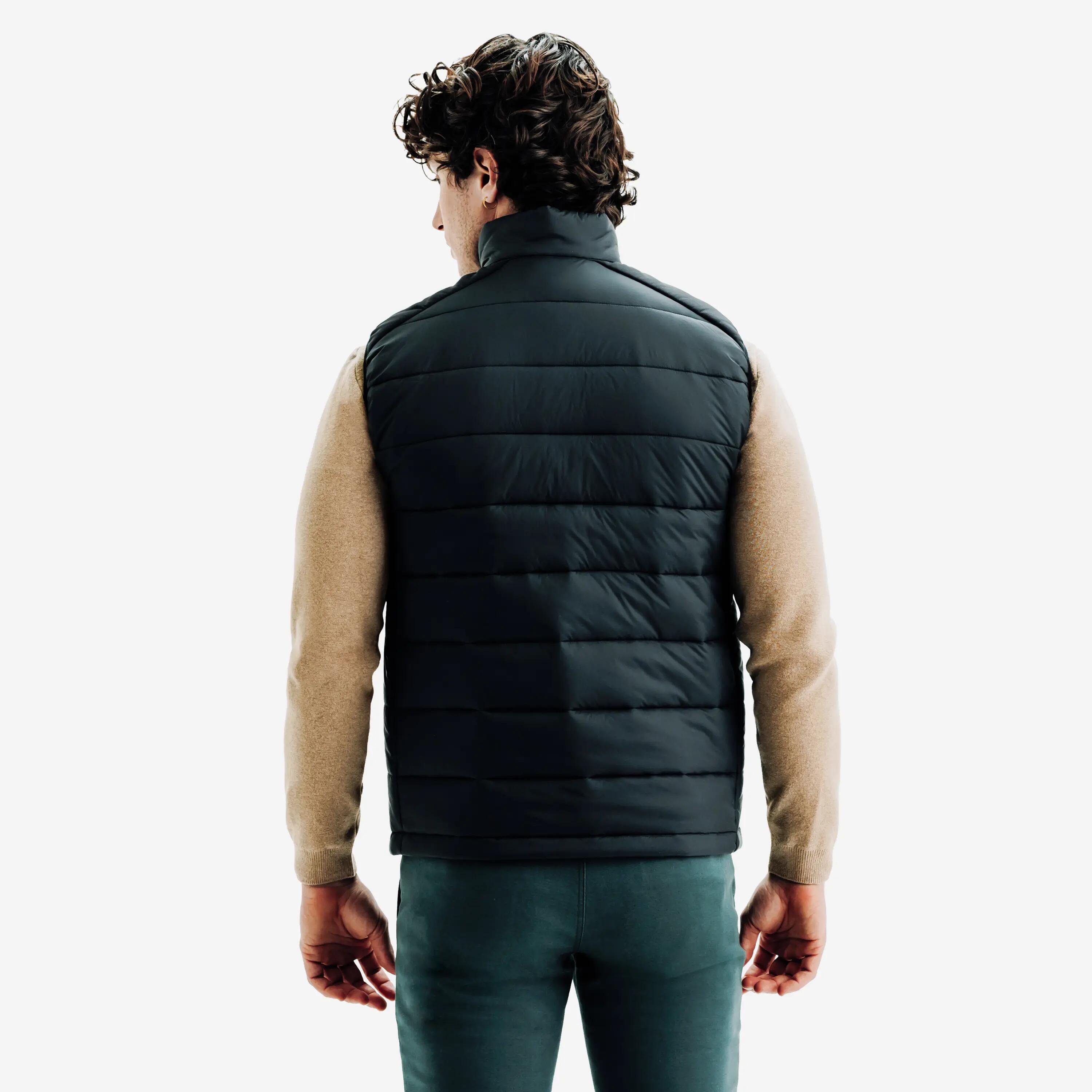 Bodywarmer MW500 heren dons zwart 4/10