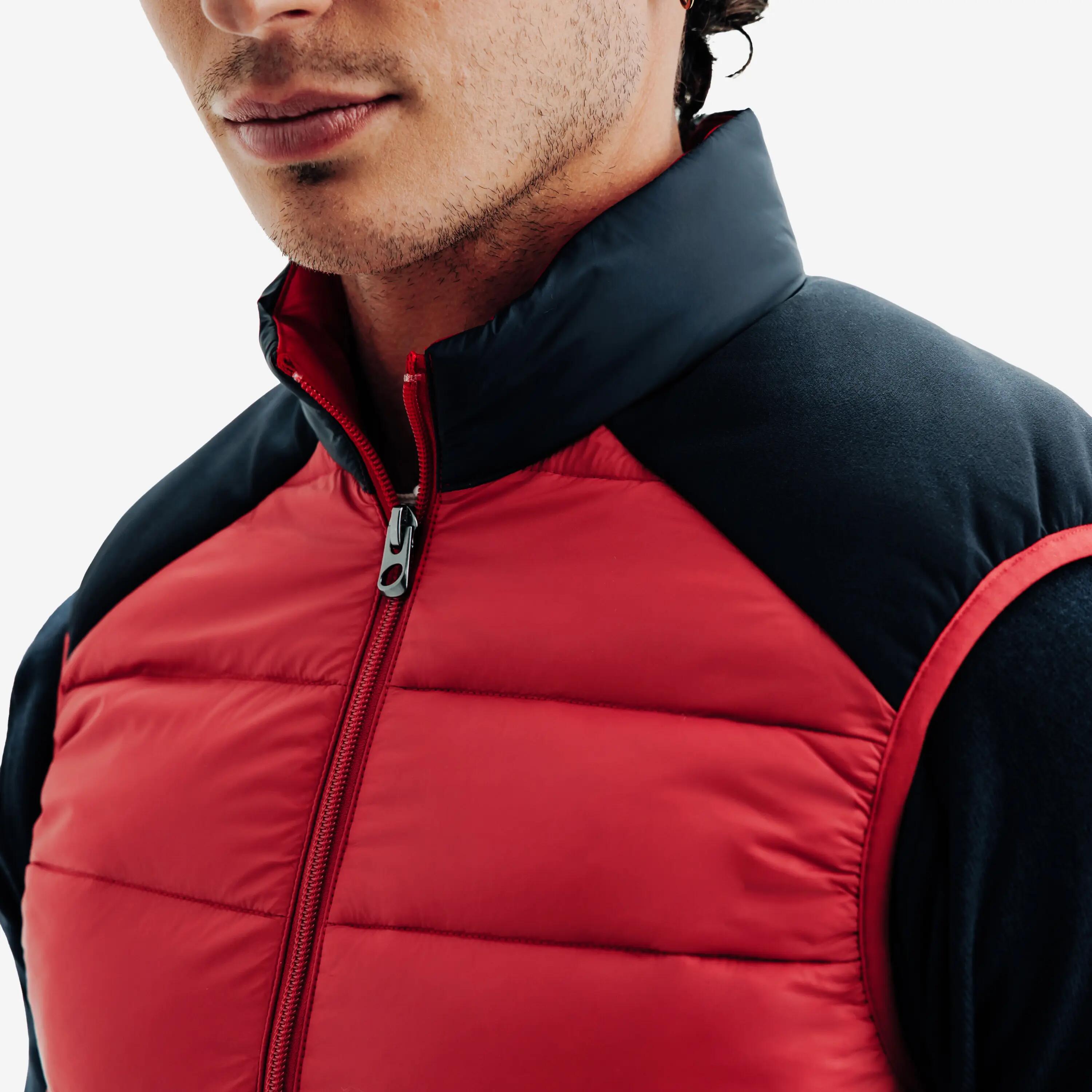 Doudoune sans manches homme, MW500 rouge 3/11