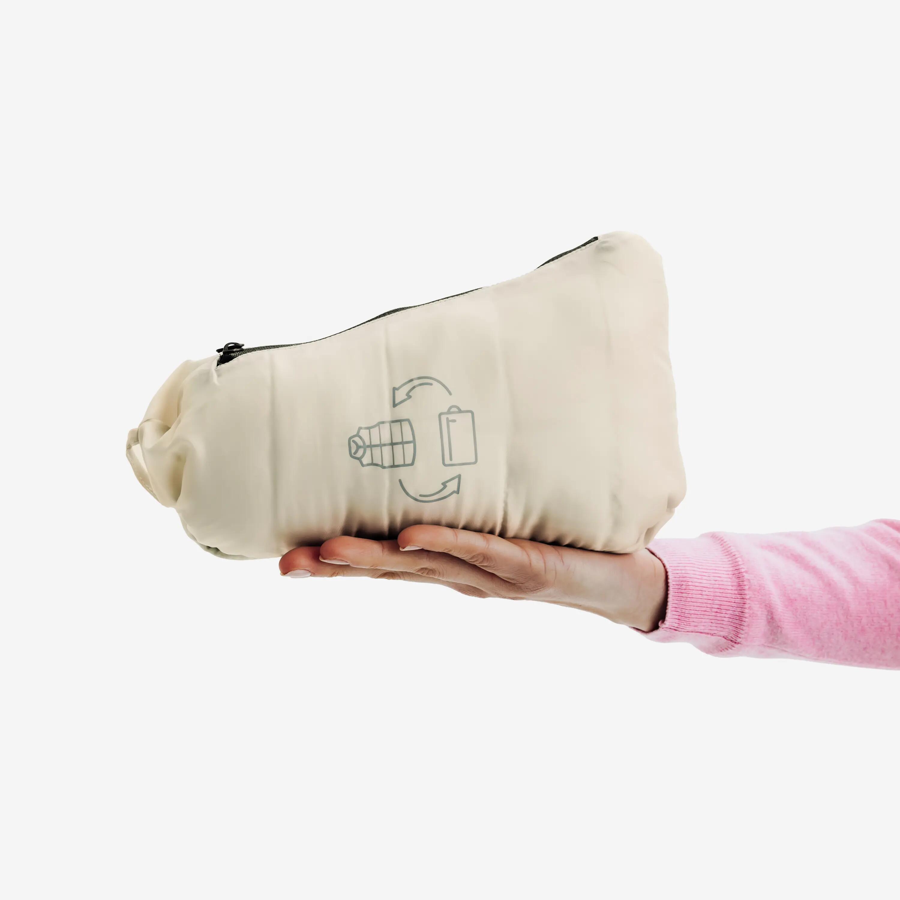 Chaleco acolchado de golf sin mangas para mujer, MW500 marrón 7/10