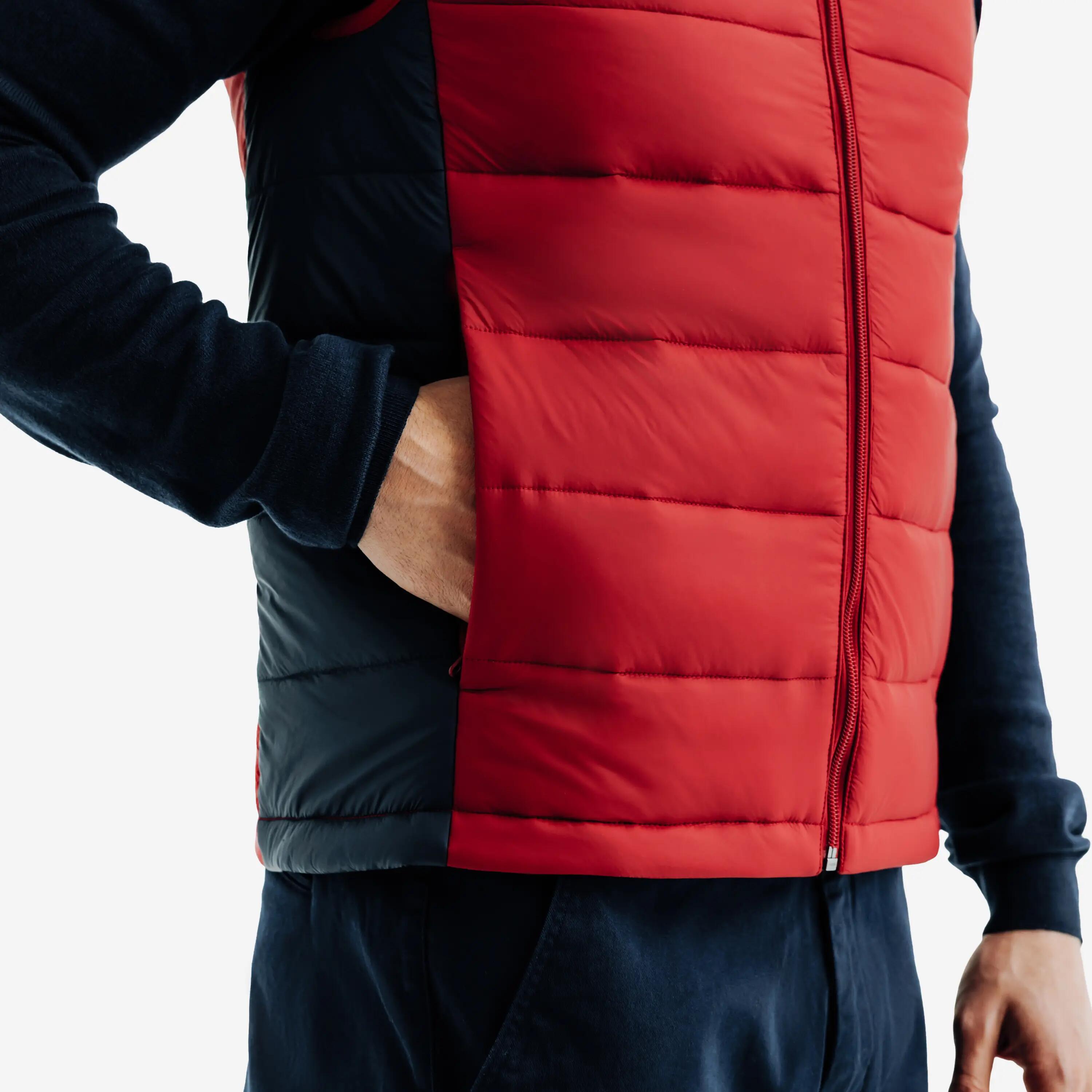 Doudoune sans manches homme, MW500 rouge 6/11