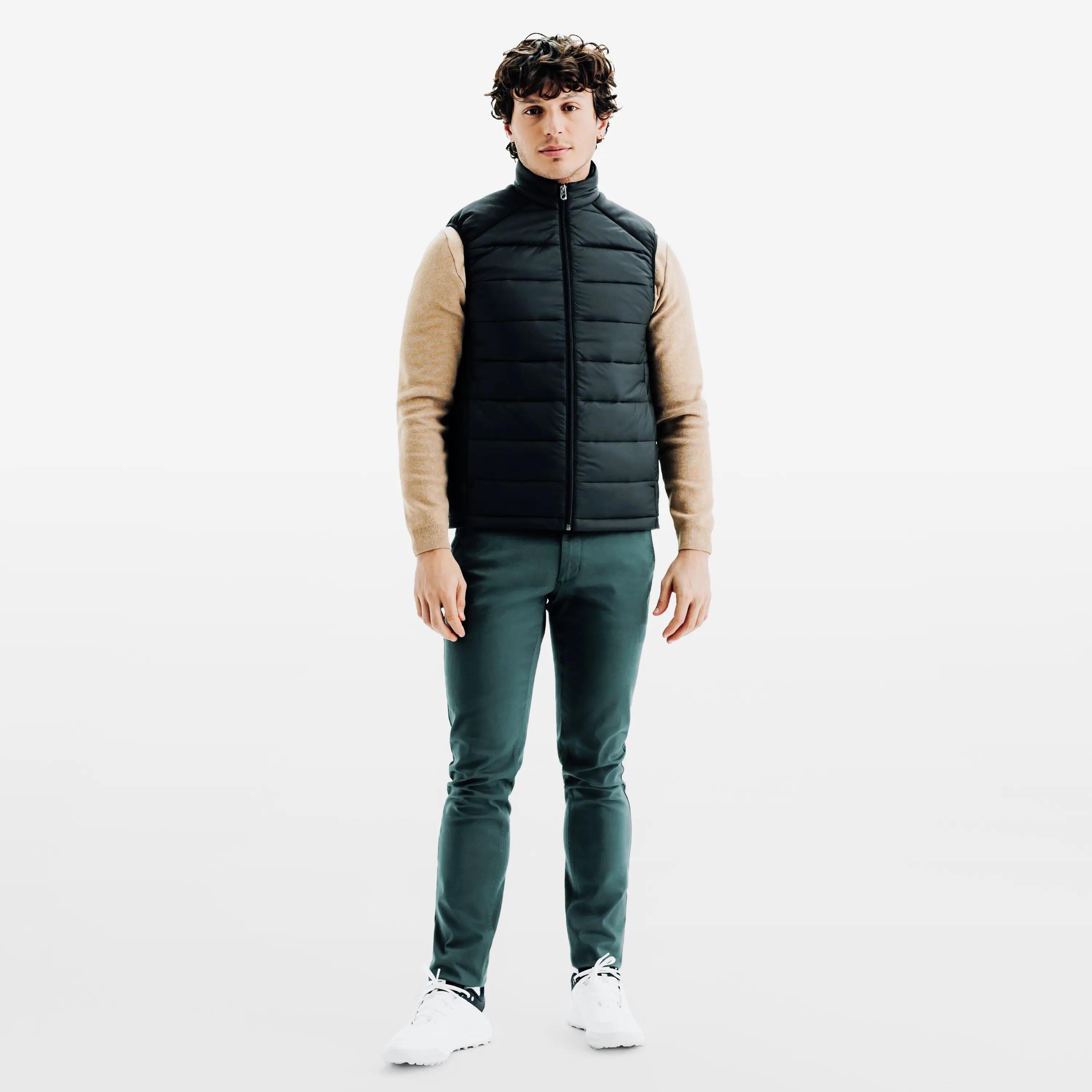 Bodywarmer MW500 heren dons zwart 2/10