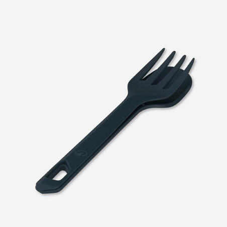 Набір з 3 пластикових столових приборів (ніж, виделка, ложка) зелений