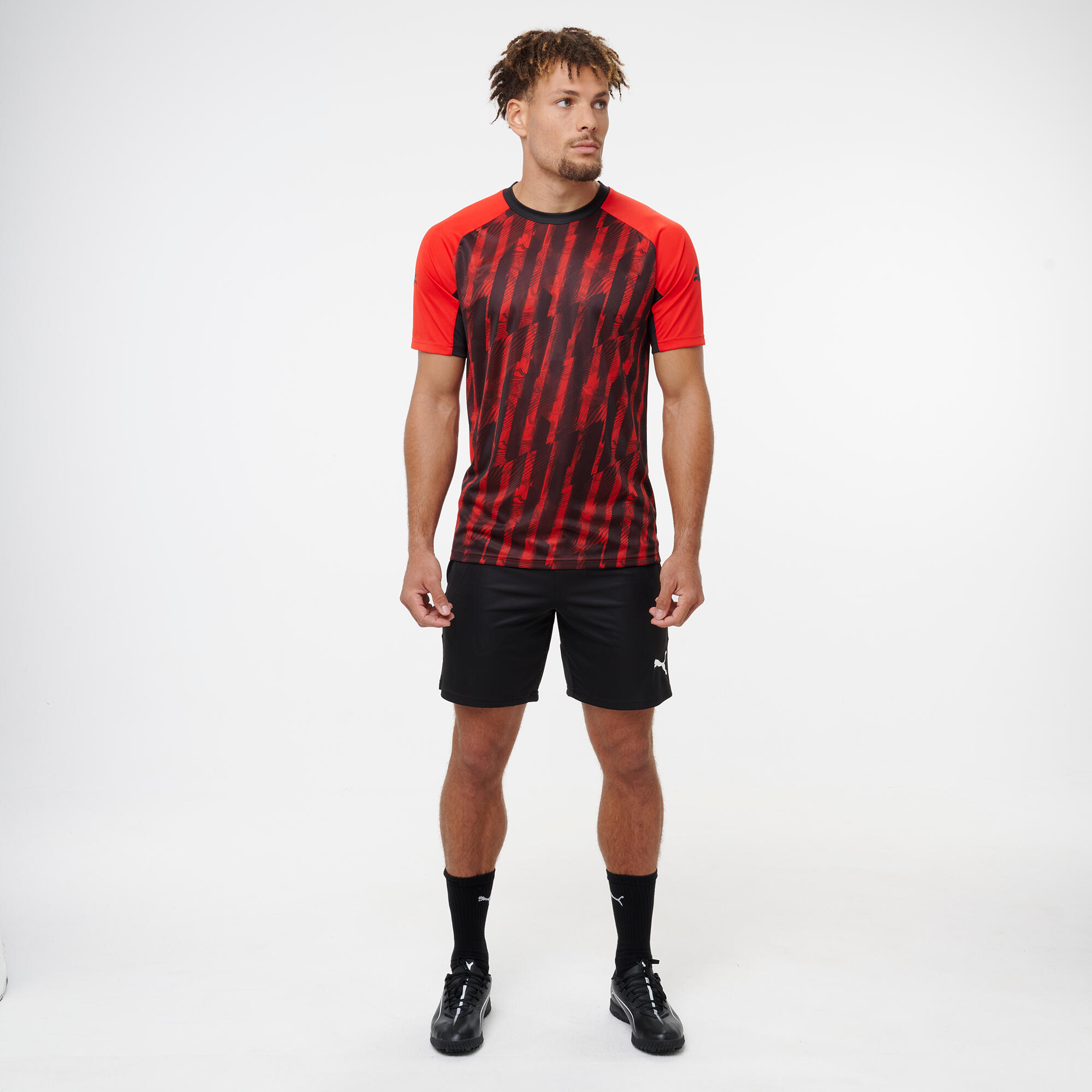 Camisola de Futebol Puma IndividualLIGA 26 Adulto Vermelho/Preto 7/8