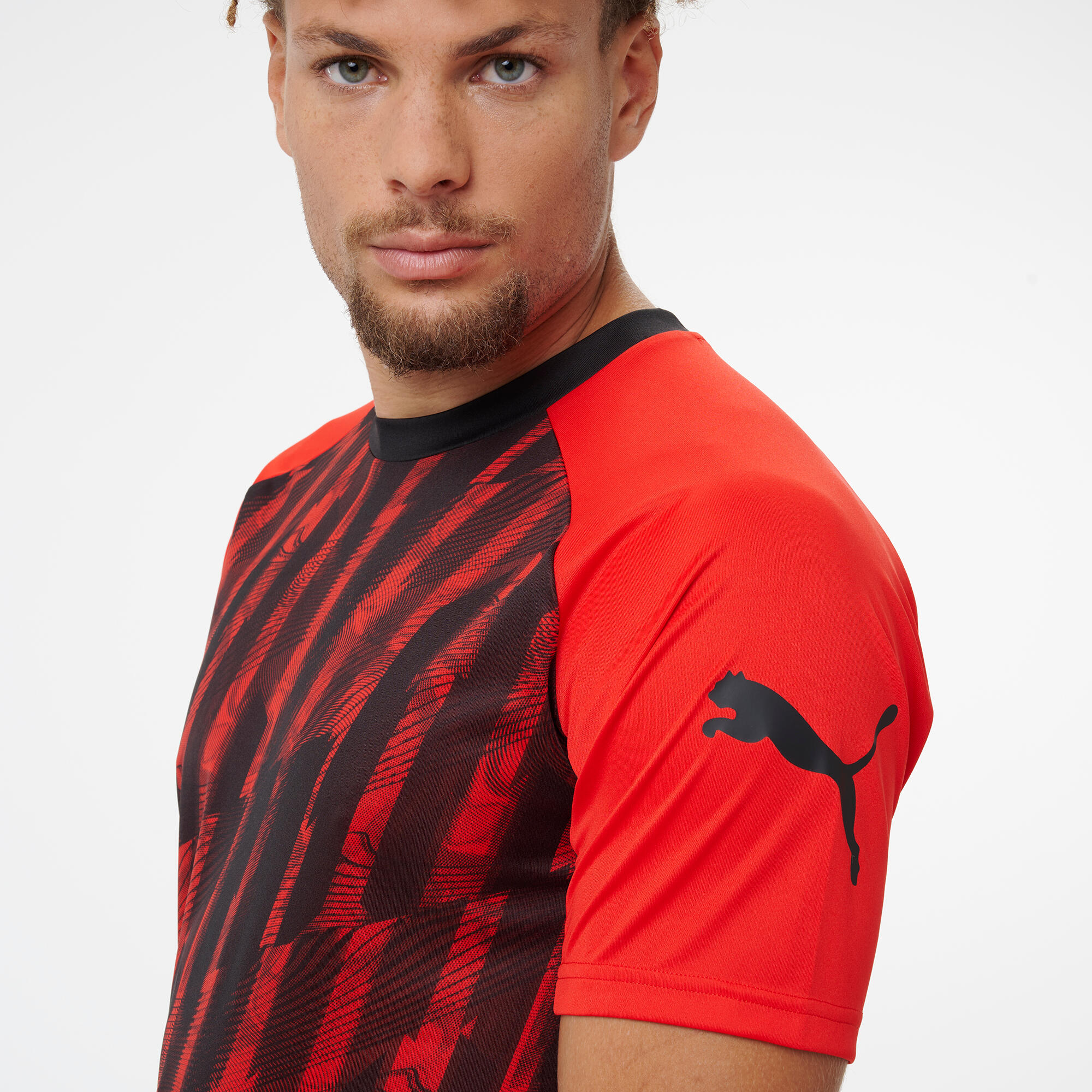 Camisola de Futebol Puma IndividualLIGA 26 Adulto Vermelho/Preto 2/8