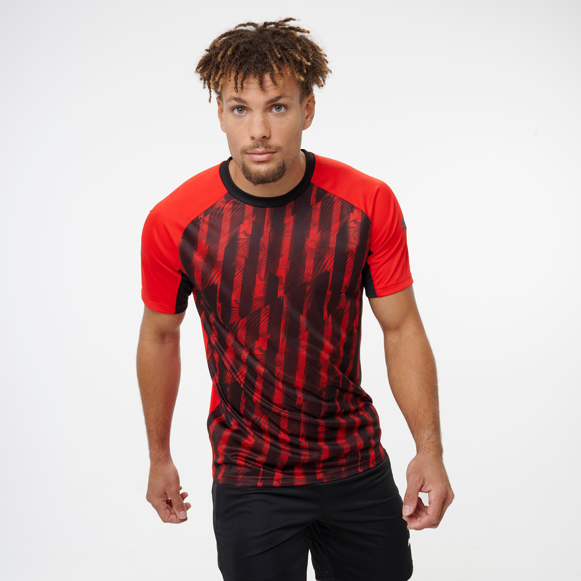 Camisola de Futebol Puma IndividualLIGA 26 Adulto Vermelho/Preto 3/8